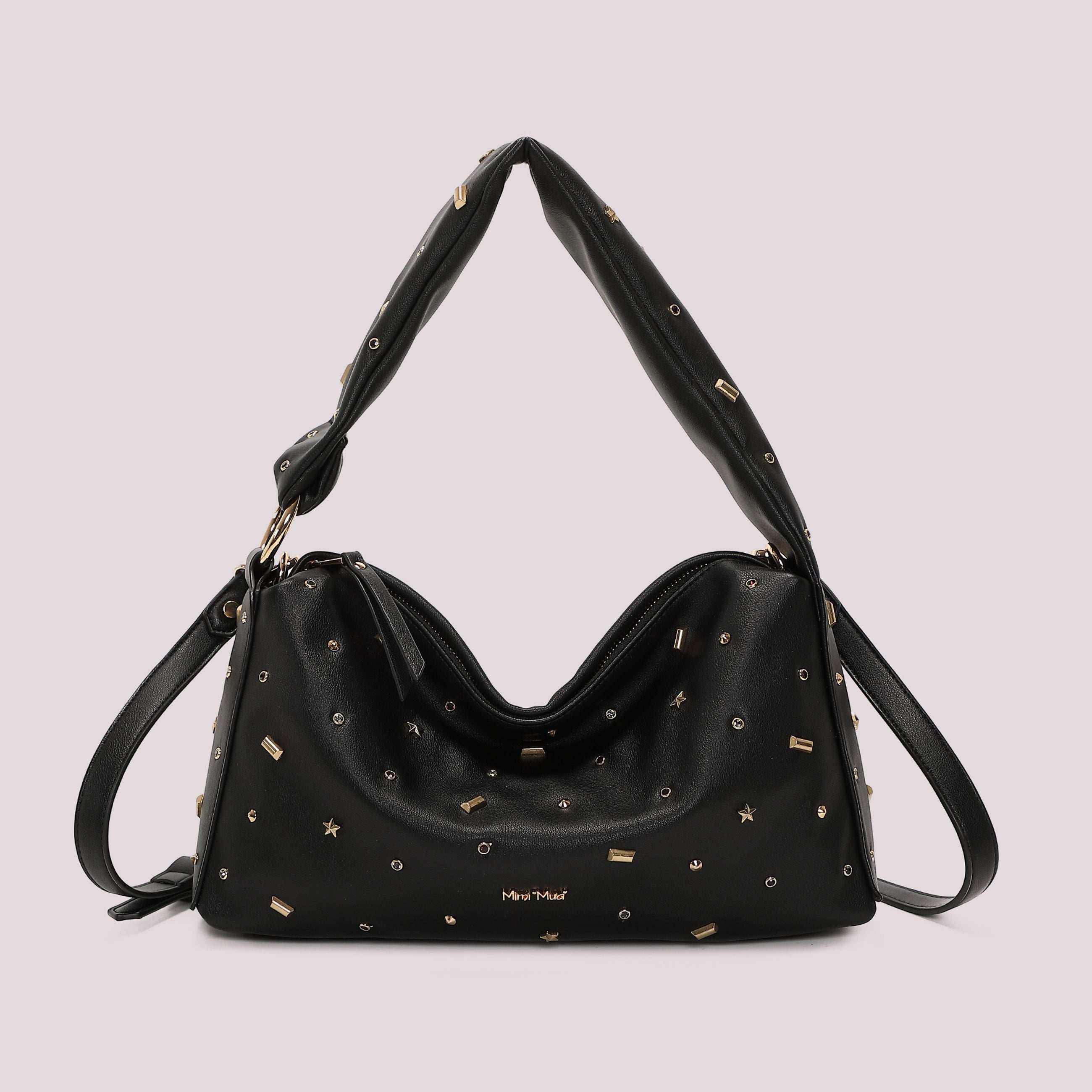 Borsa a Braccio Donna Mimi Mua con Applicazioni