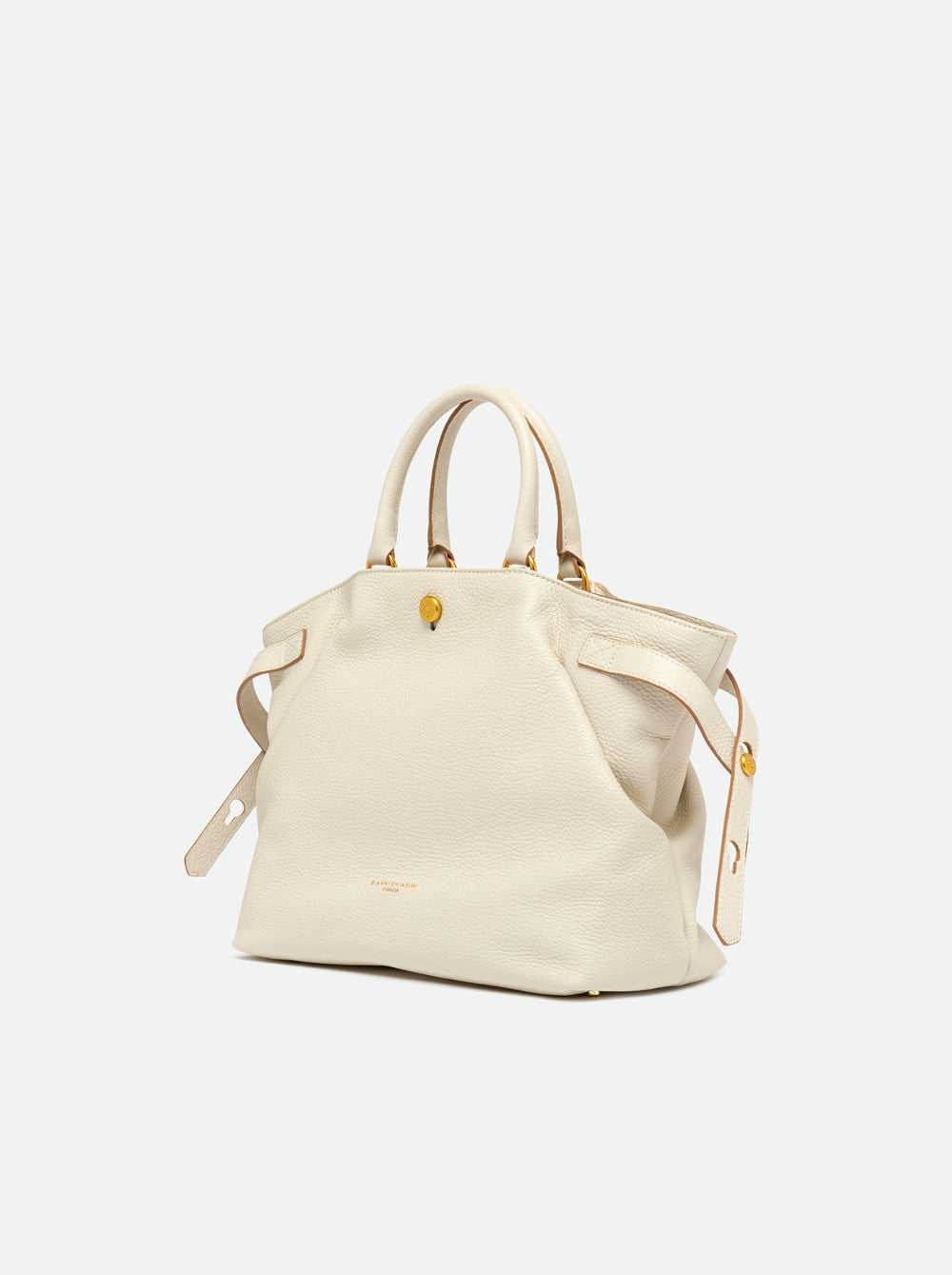 Borsa a mano Gianni Chiarini elegante con design morbido e chiusura superiore Beige TU | Giò Fashion
