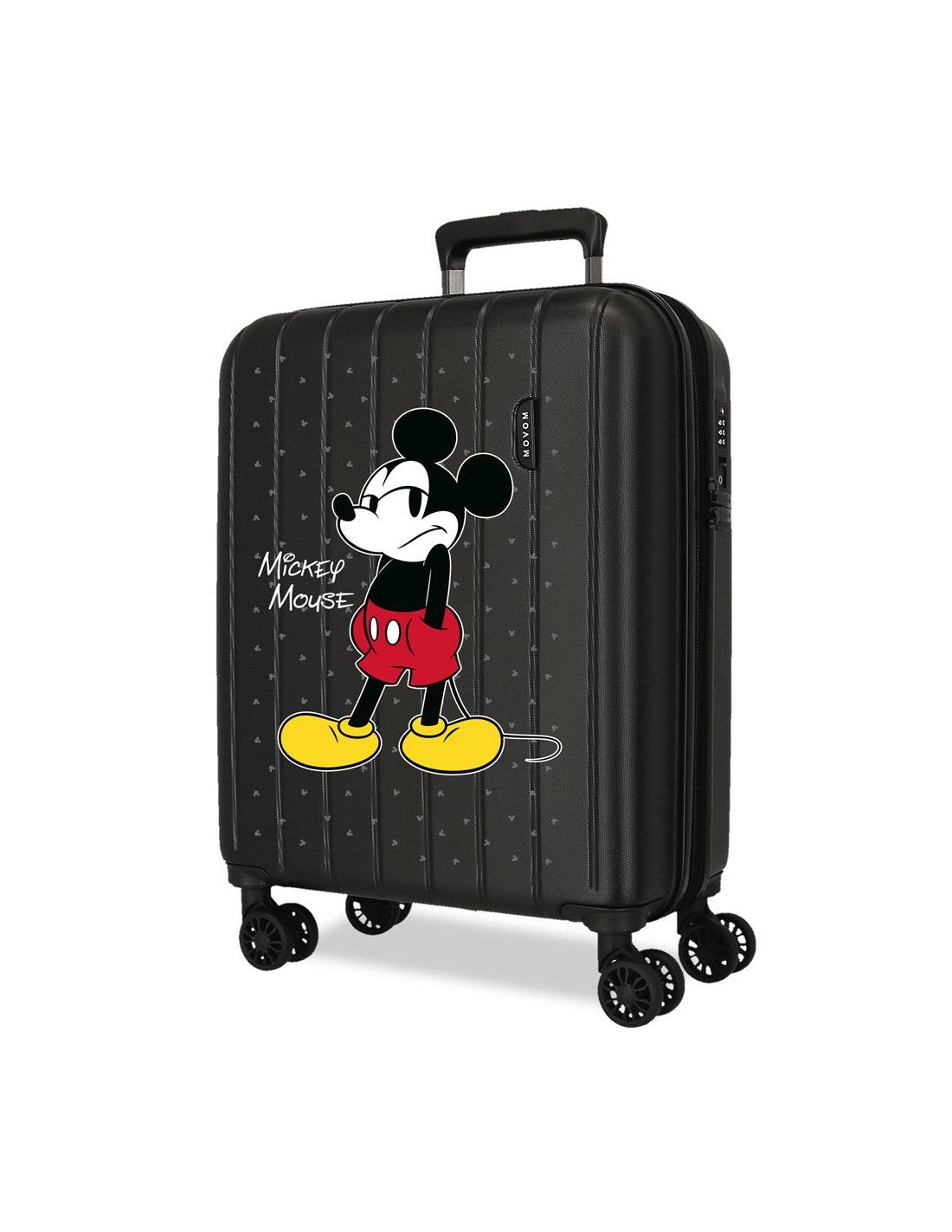 Disney Mickey Mouse Trolley Cabina 55 cm Valigia Rigida in ABS 44 Litri