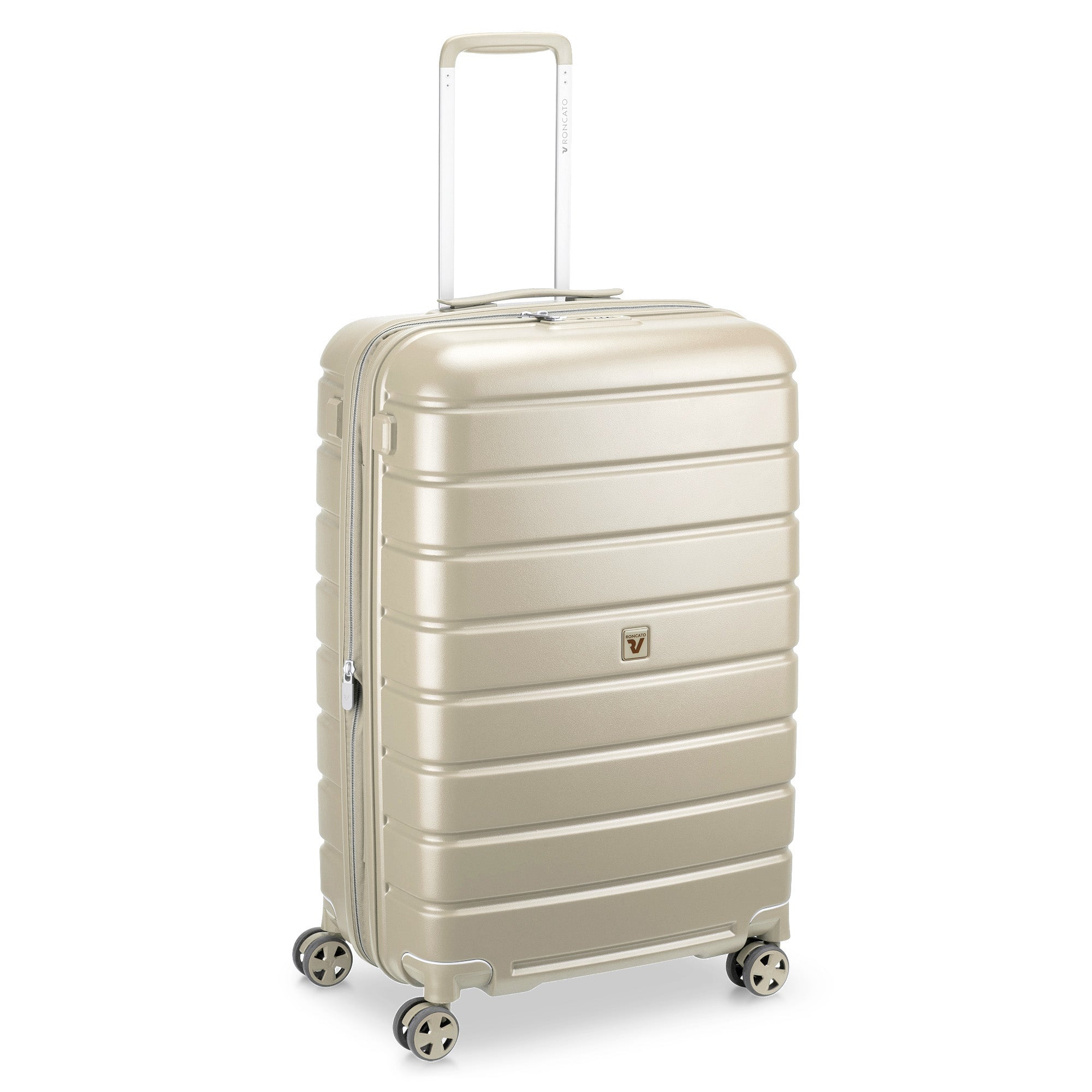 Valigia Media Trolley Espandibile Roncato Beige TU | Giò Fashion