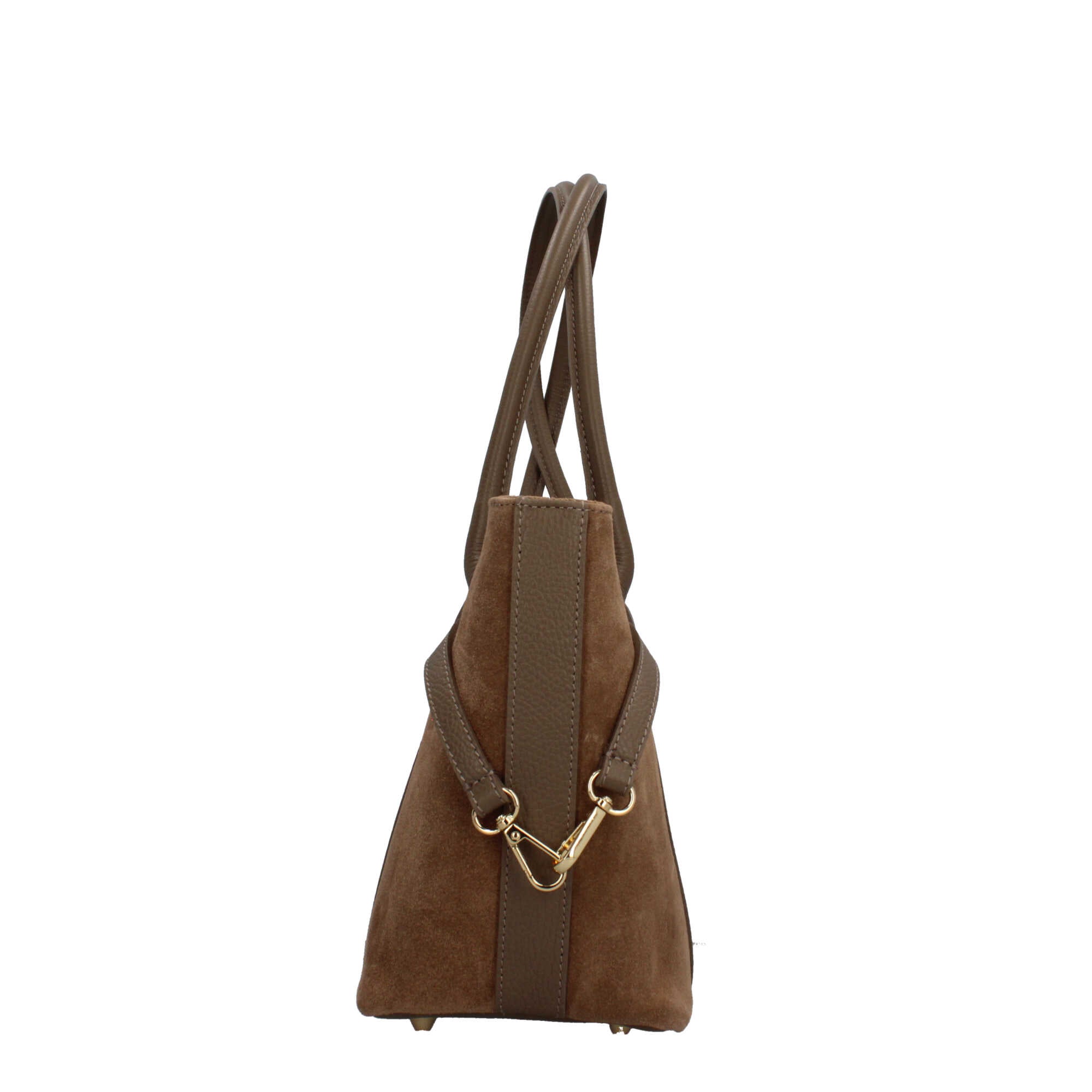 Borsa in vera pelle Made in Italy a mano e spalla elegante Beige TU | Giò Fashion