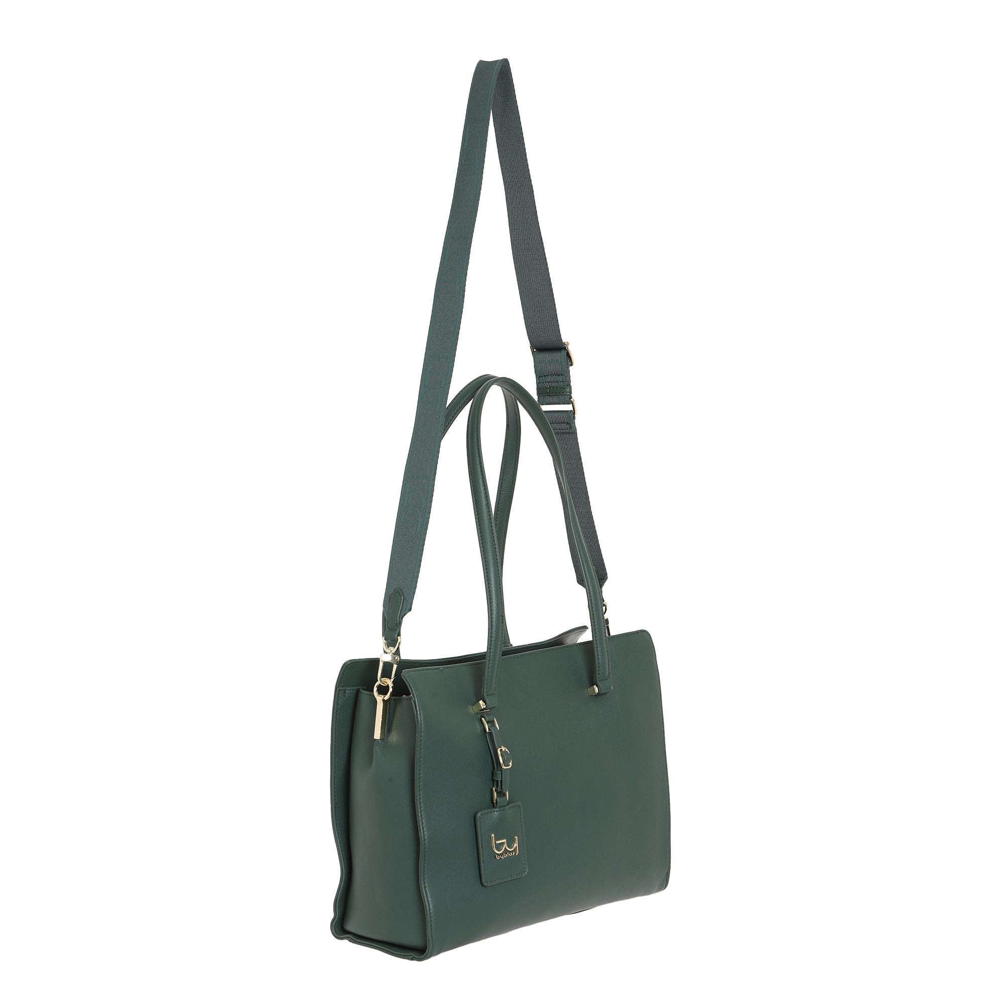 Borsa a spalla By Byblos con tracolla regolabile in ecopelle VERDE TU | Giò Fashion