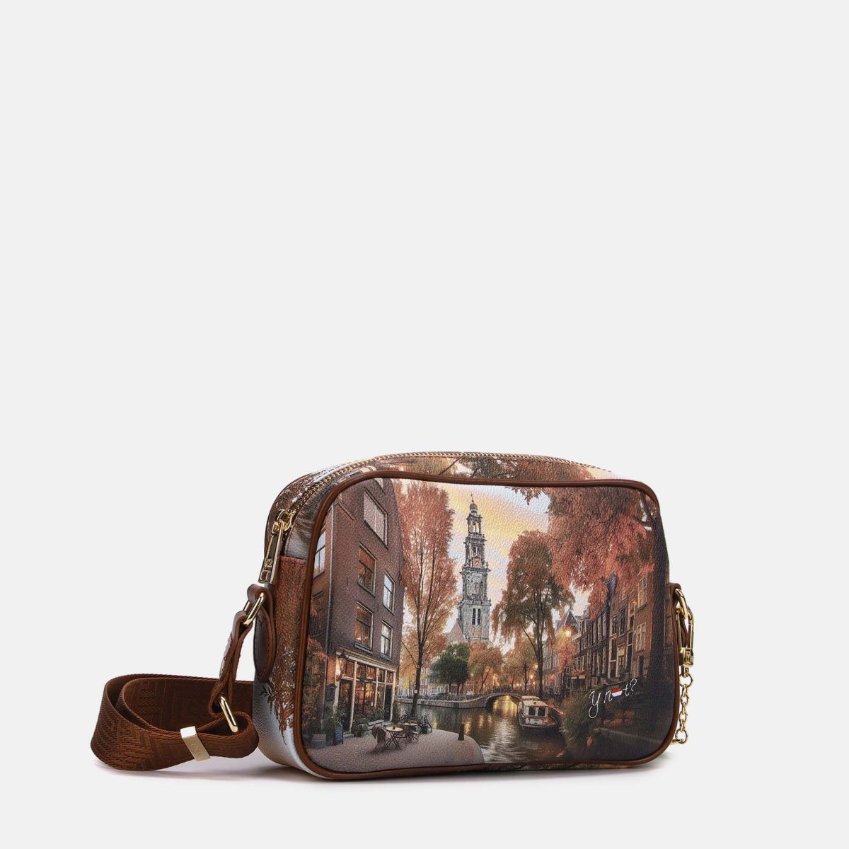 Ynot? Yes Bag Borsa a Tracolla Donna Piccola in Ecopelle