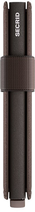 Portafoglio Secrid Miniwallet BLi Brown Brown compatto con protezione RFID Marrone TU | Giò Fashion