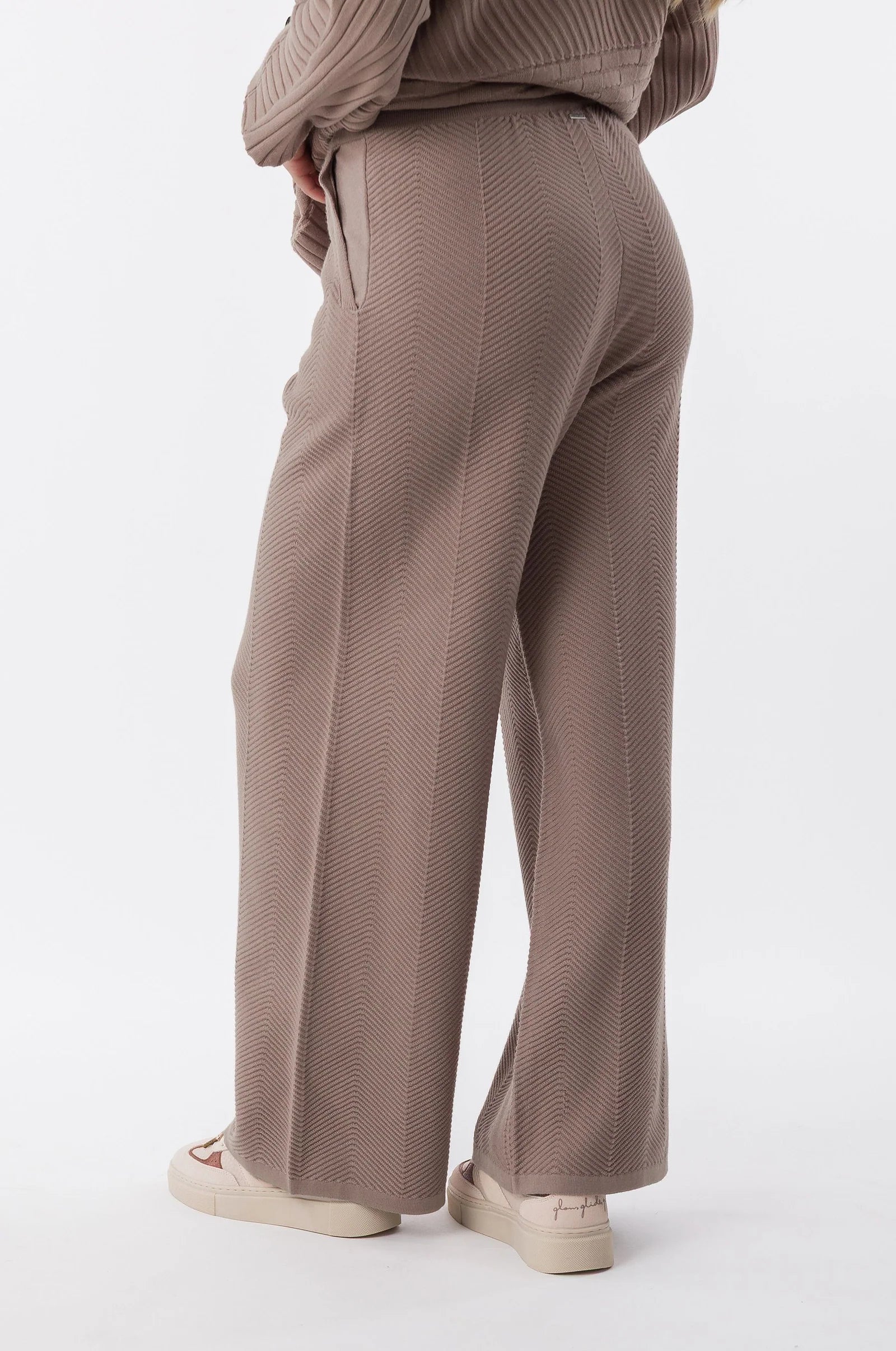 Pantaloni Donna Anekke in Maglia a Gamba Ampia