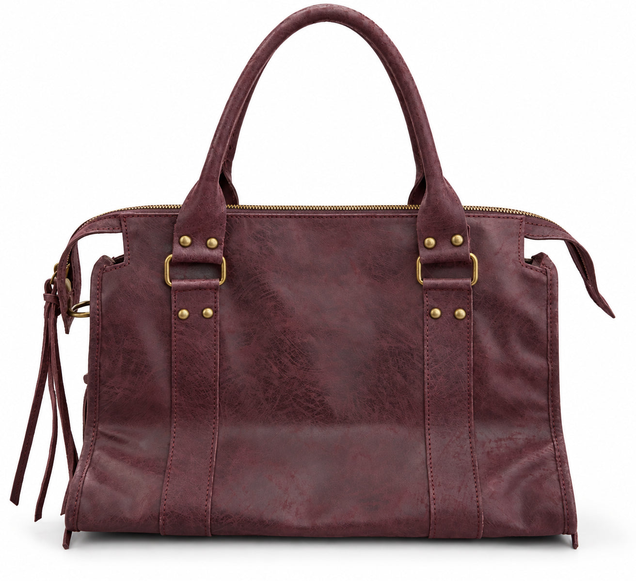 Borsa a mano in vera pelle