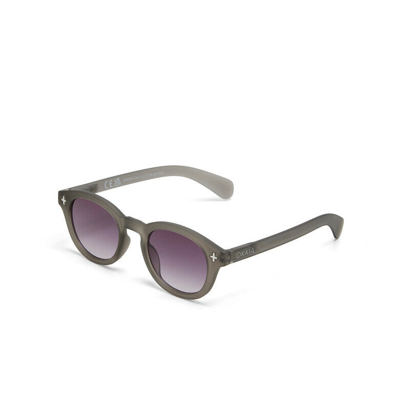 OKKIA Milano Occhiali da Sole Unisex con Lenti Sfumate e Protezione UV400
