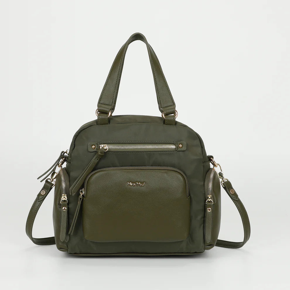 Mimi Mua borsa a mano con tracolla multifunzionale VERDE TU | Giò Fashion