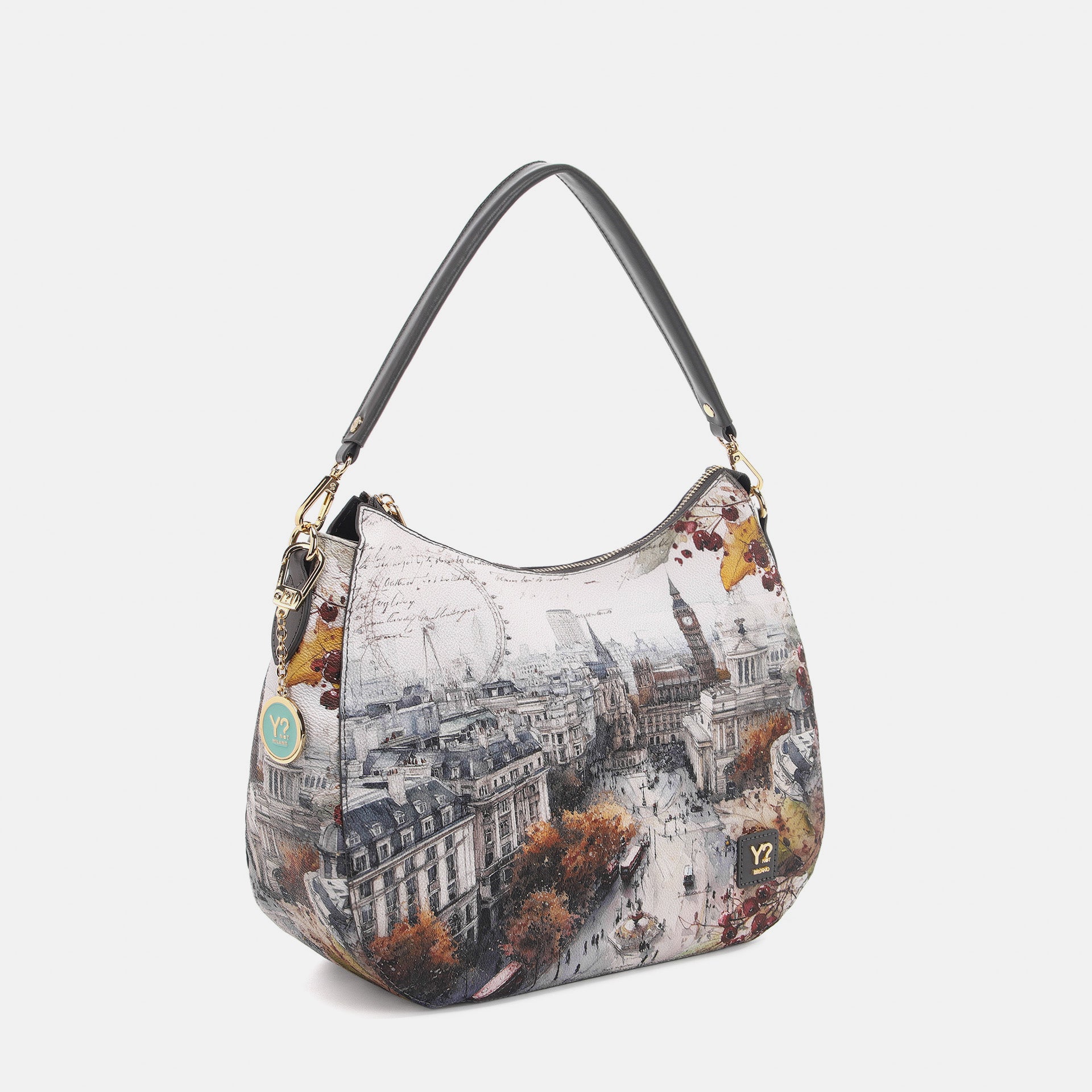 Ynot? Yes Bag Hobo Bag Donna con Tracolla