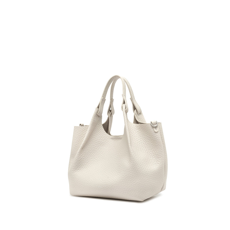 Borsa a Tracolla Gianni Chiarini Dua in pelle metallizzata Sabbia TU | Giò Fashion