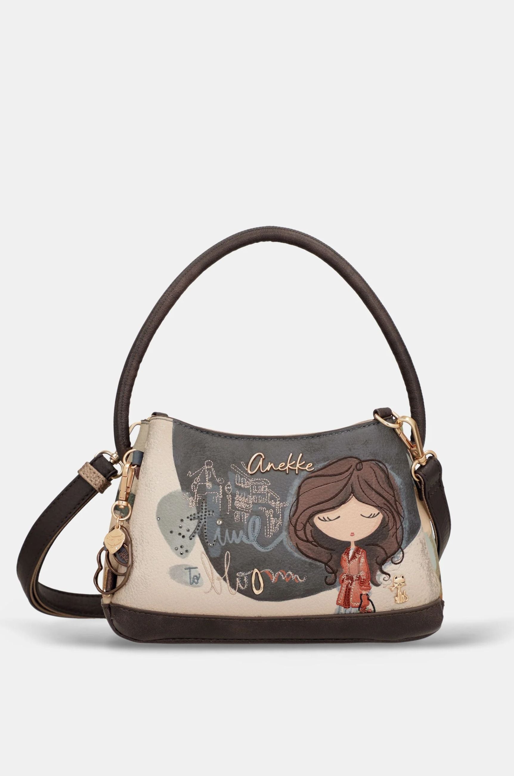Borsa a Spalla Donna Anekke con Tracolla Regolabile