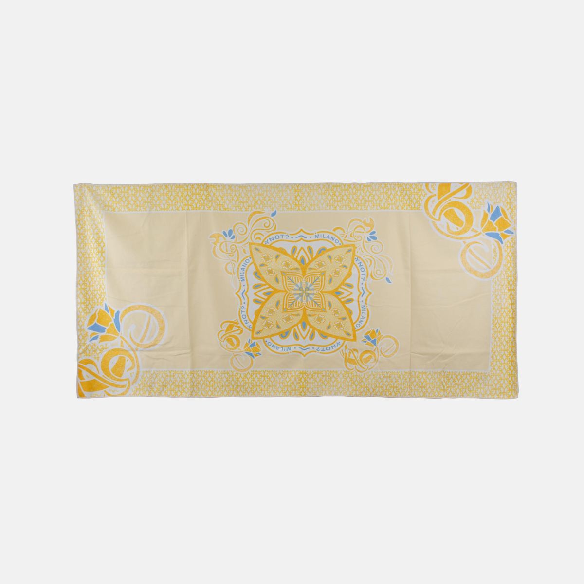 Telo mare donna Y Not con fantasia decorativa Giallo TU | Giò Fashion