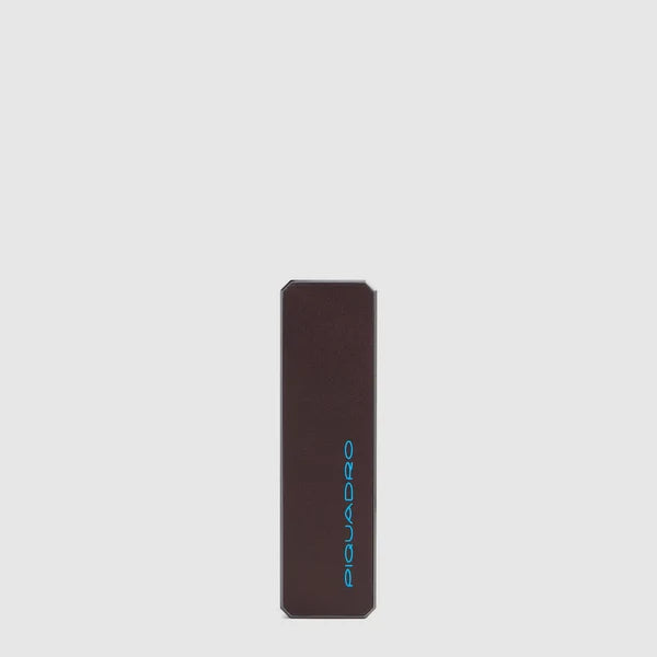 Portachiavi Blue Square in Pelle con Tracker