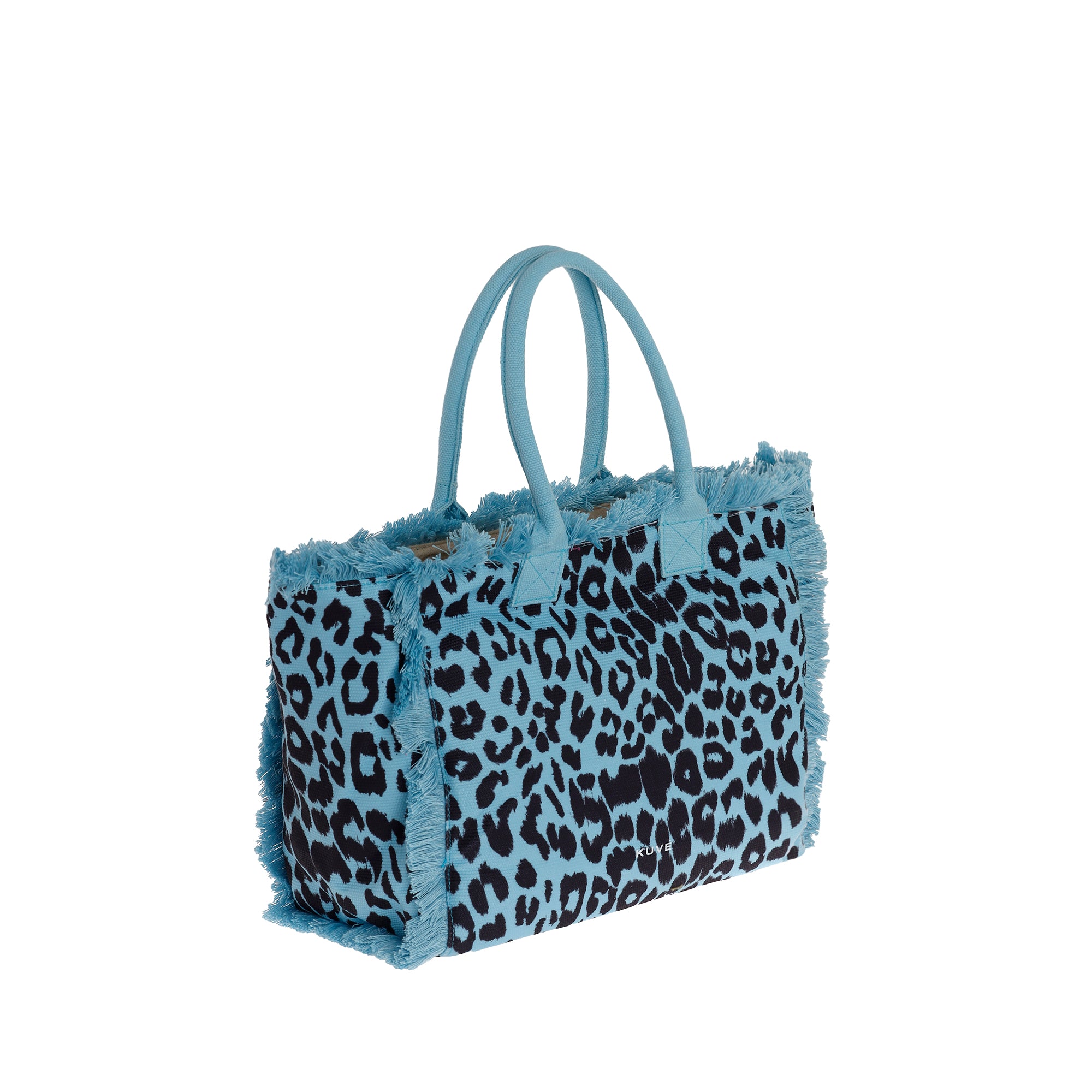 Borsa mare Kuve' Nautilius Leopard in ecopelle