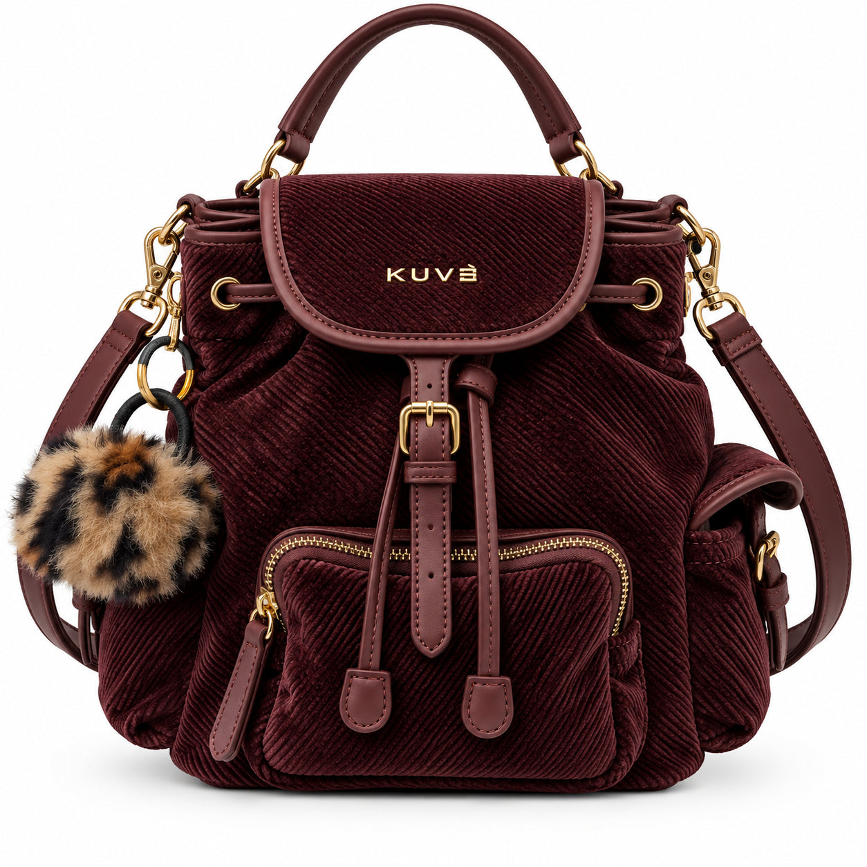 Borsa Zaino Kuvé con Charm Animalier
