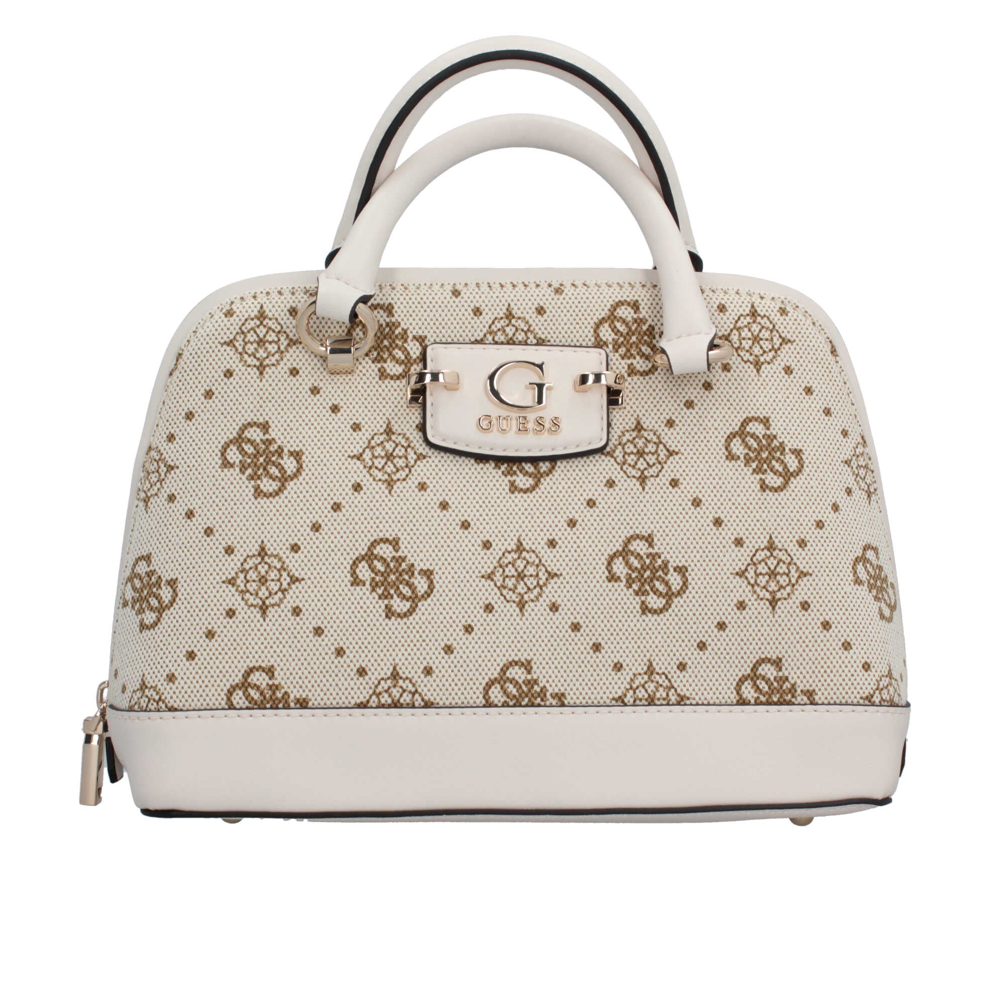 Borsa a mano Guess con finitura fashion e dettagli moderni BEIGE LOGO TU | Giò Fashion