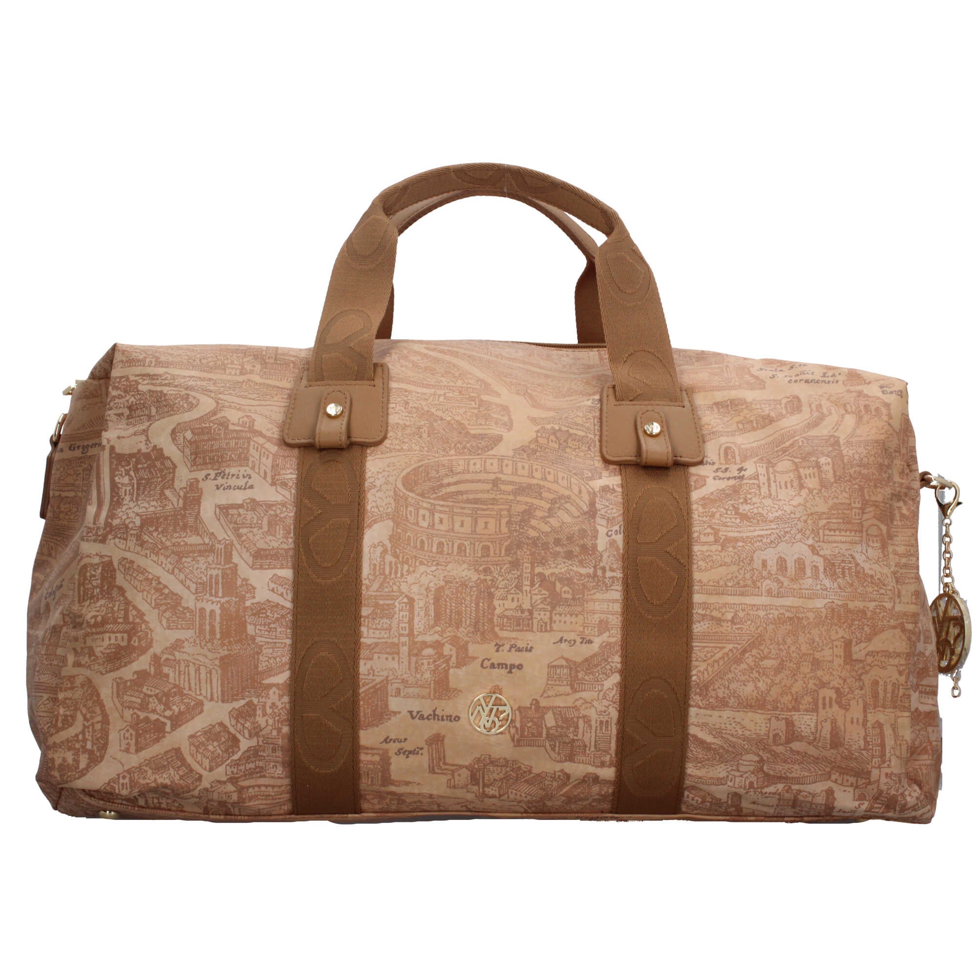 Borsone da viaggio YNot spazioso e versatile Marrone TU | Giò Fashion
