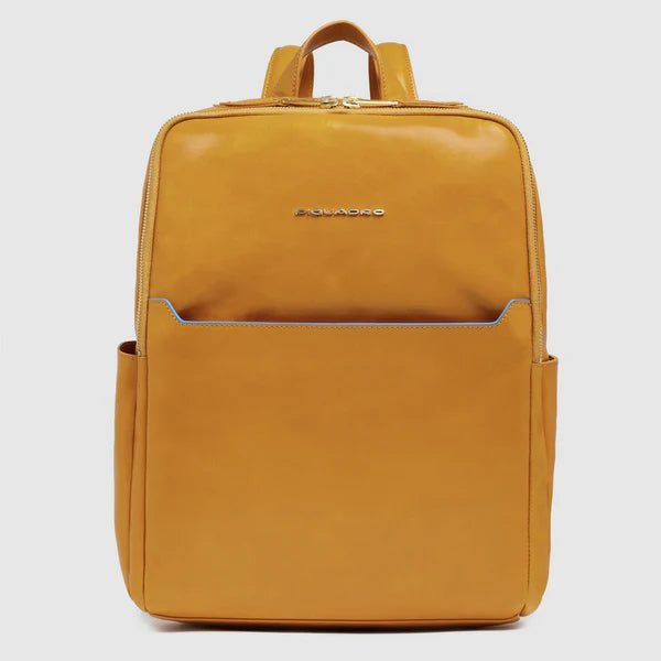 Zaino Porta pc in vera pelle piquadro Giallo TU | Giò Fashion