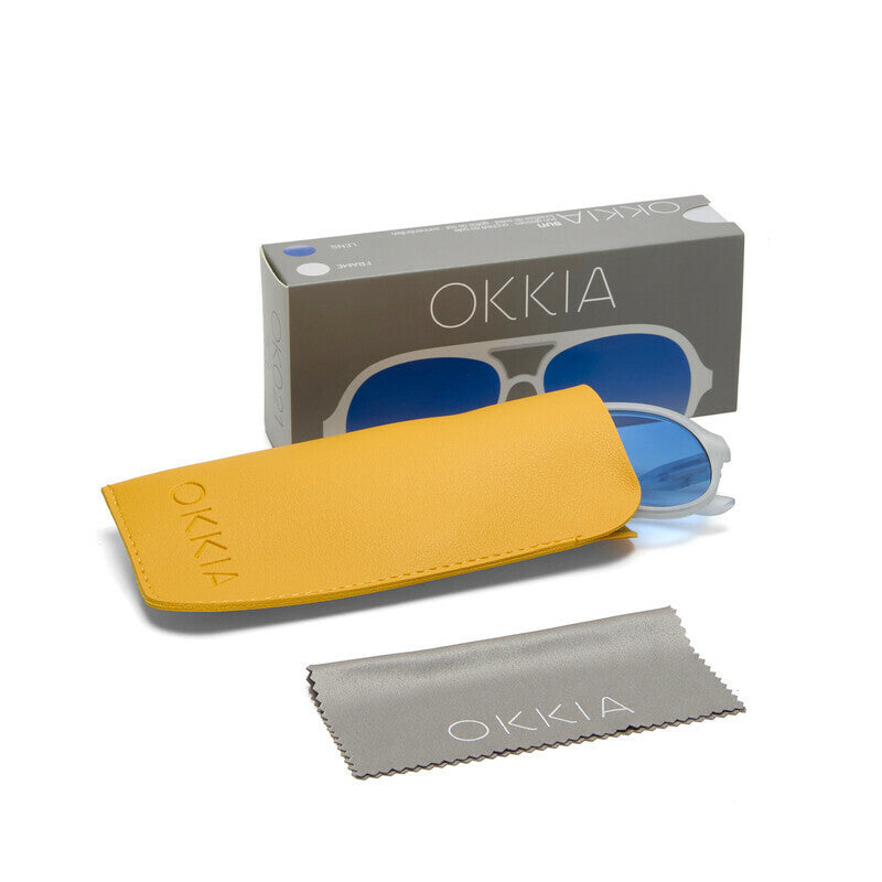 OKKIA Alessio Occhiali da Sole Unisex a Goccia con Protezione UV400