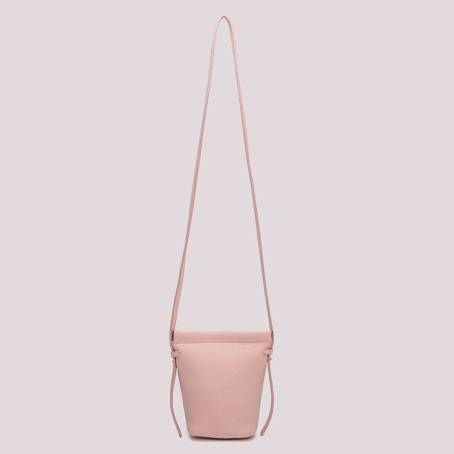 Borsa tracolla donna Mimi Mua compatta con design minimal elegante Rosa TU | Giò Fashion