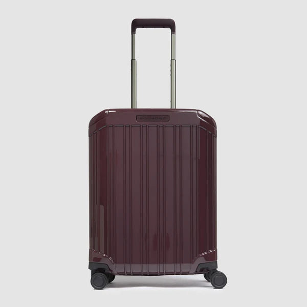 Trolley Piquadro rigido da cabina con 4 ruote e chiusura TSA BORDEAUX TU | Giò Fashion