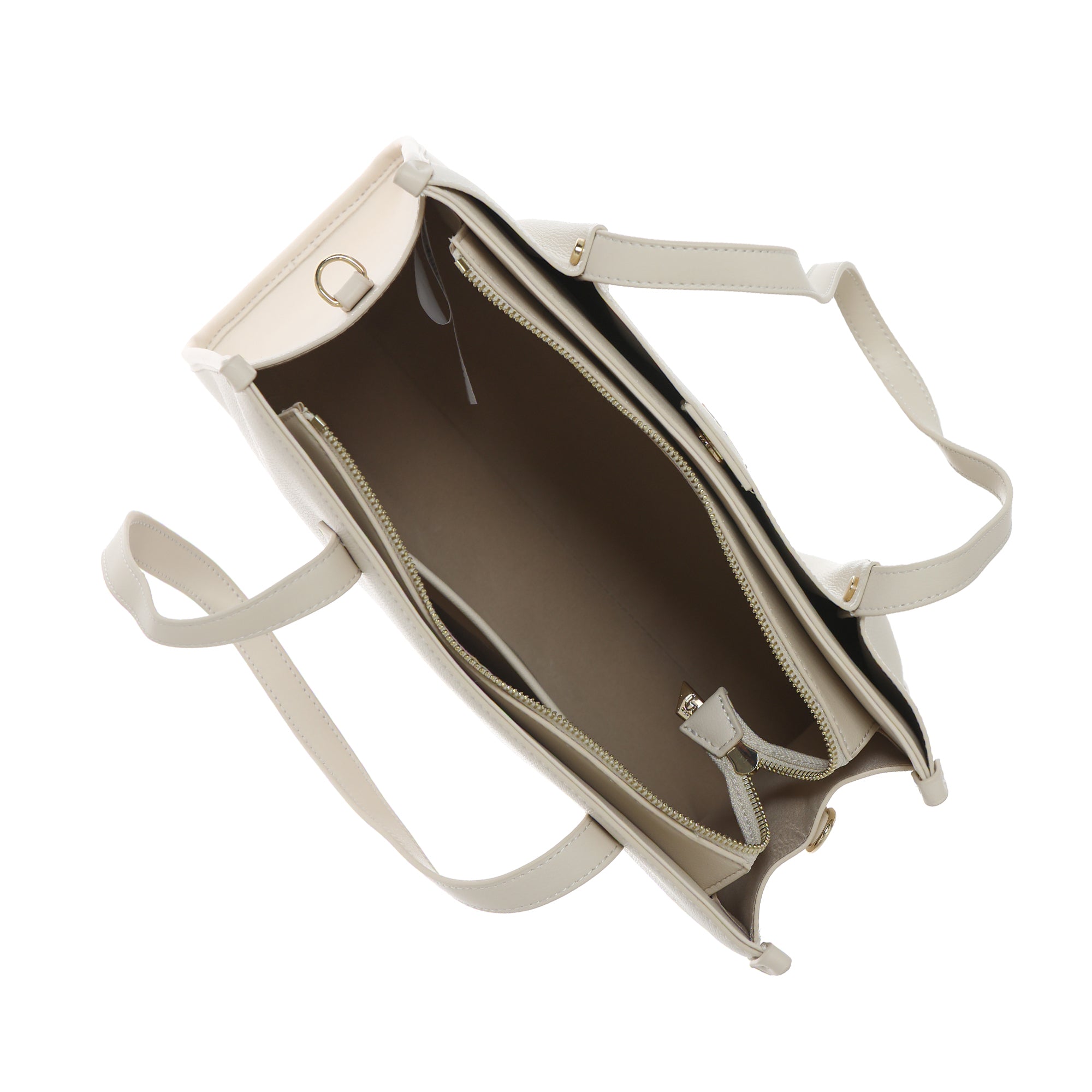 Borsa shopper By Byblos elegante in ecopelle Avorio TU | Giò Fashion