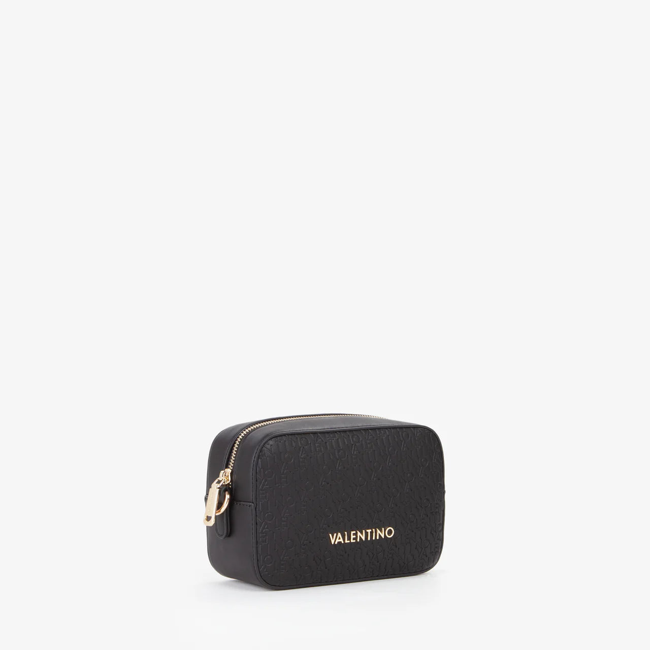 Valentino borsa a tracolla donna compatta con logo in rilievo Nero TU | Giò Fashion