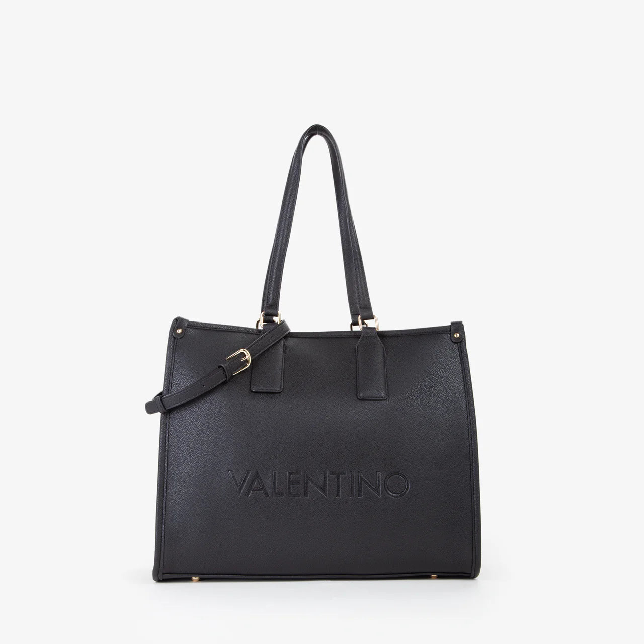 Valentino shopper a spalla con scomparti multipli Nero TU | Giò Fashion