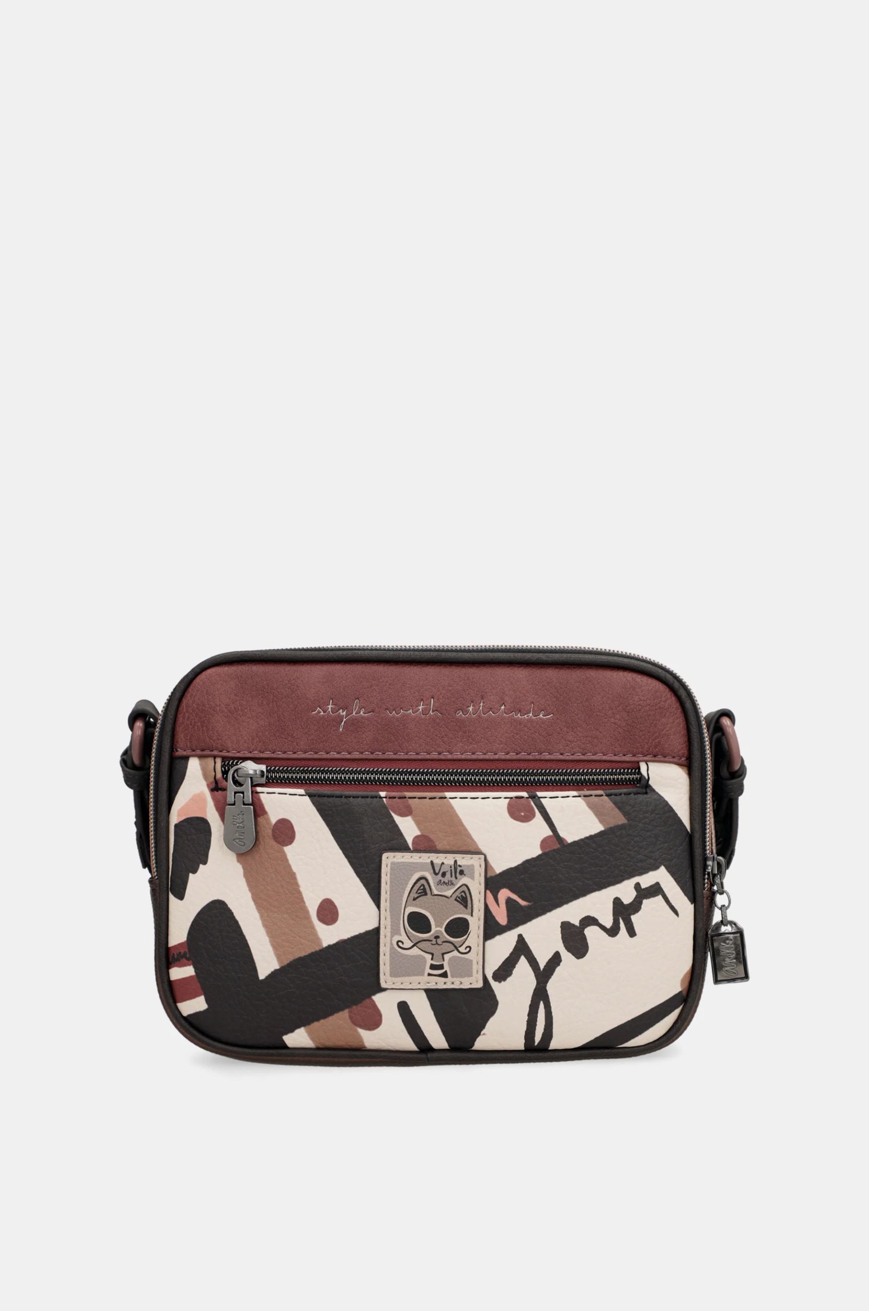 Borsa a tracolla Anekke City Moments rettangolare Nero TU | Giò Fashion