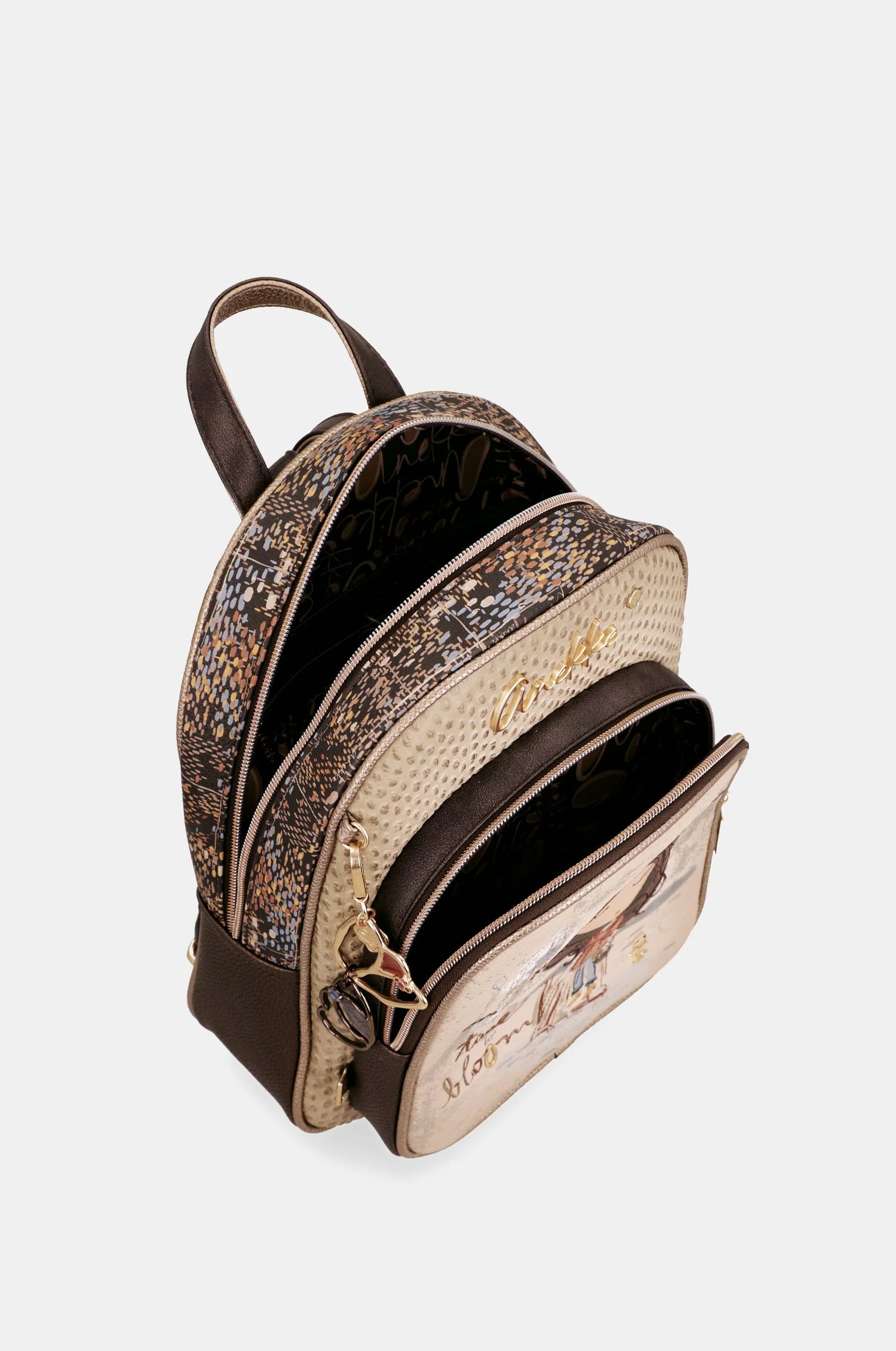 Zaino Donna Anekke con Tasche e Chiusura a Cerniera