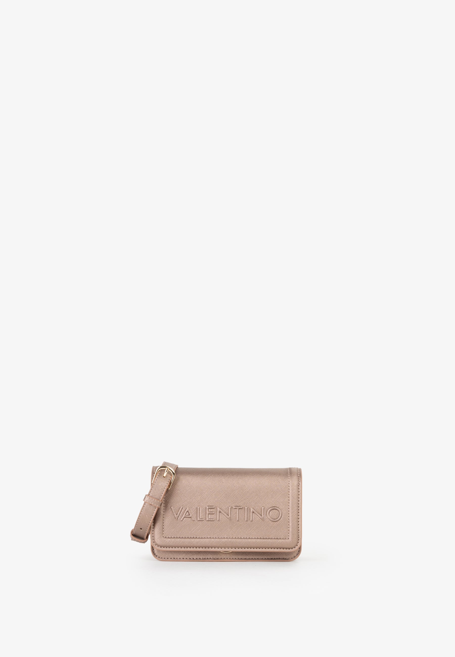 Pochette donna Mario Valentino con patta e logo in rilievo dal design compatto BRONZO TU | Giò Fashion