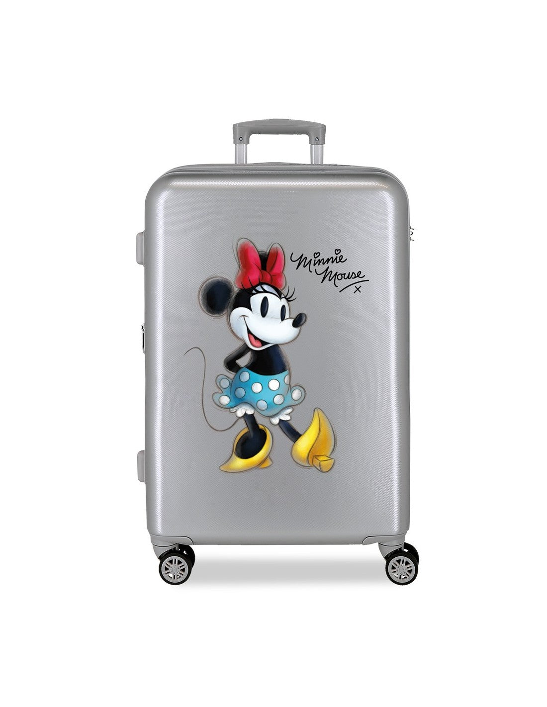 Disney Minnie Mouse Trolley Medio 70 cm Valigia Rigida in ABS 81 Litri