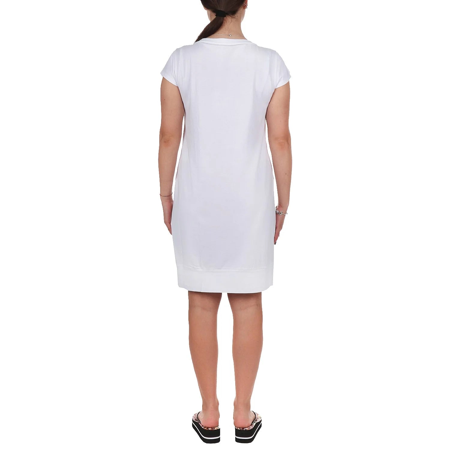 Abito casual da donna Liu Jo con logo applicato Bianco S | Giò Fashion