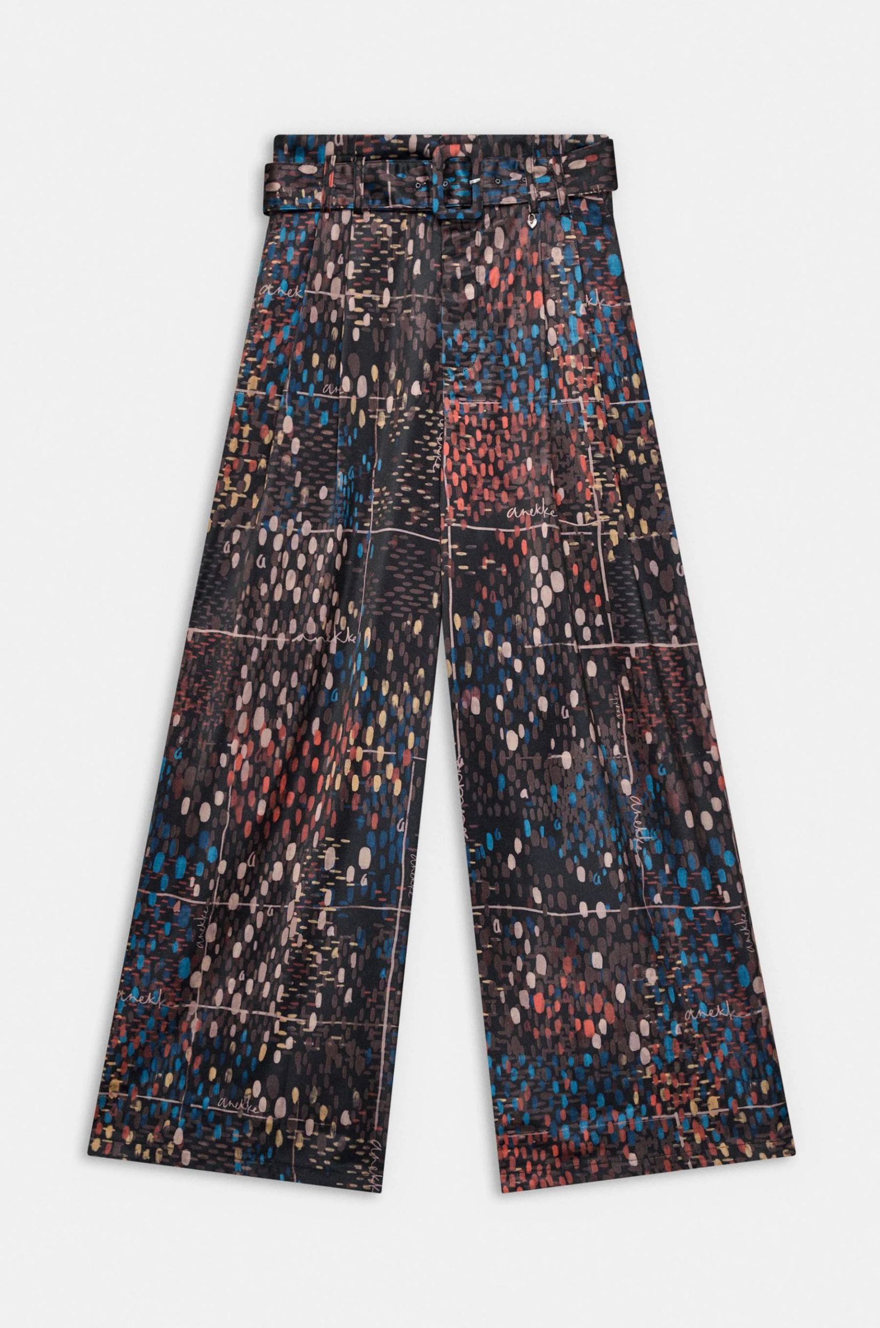 Pantaloni Palazzo Donna Anekke Blossom con Stampa Artistica