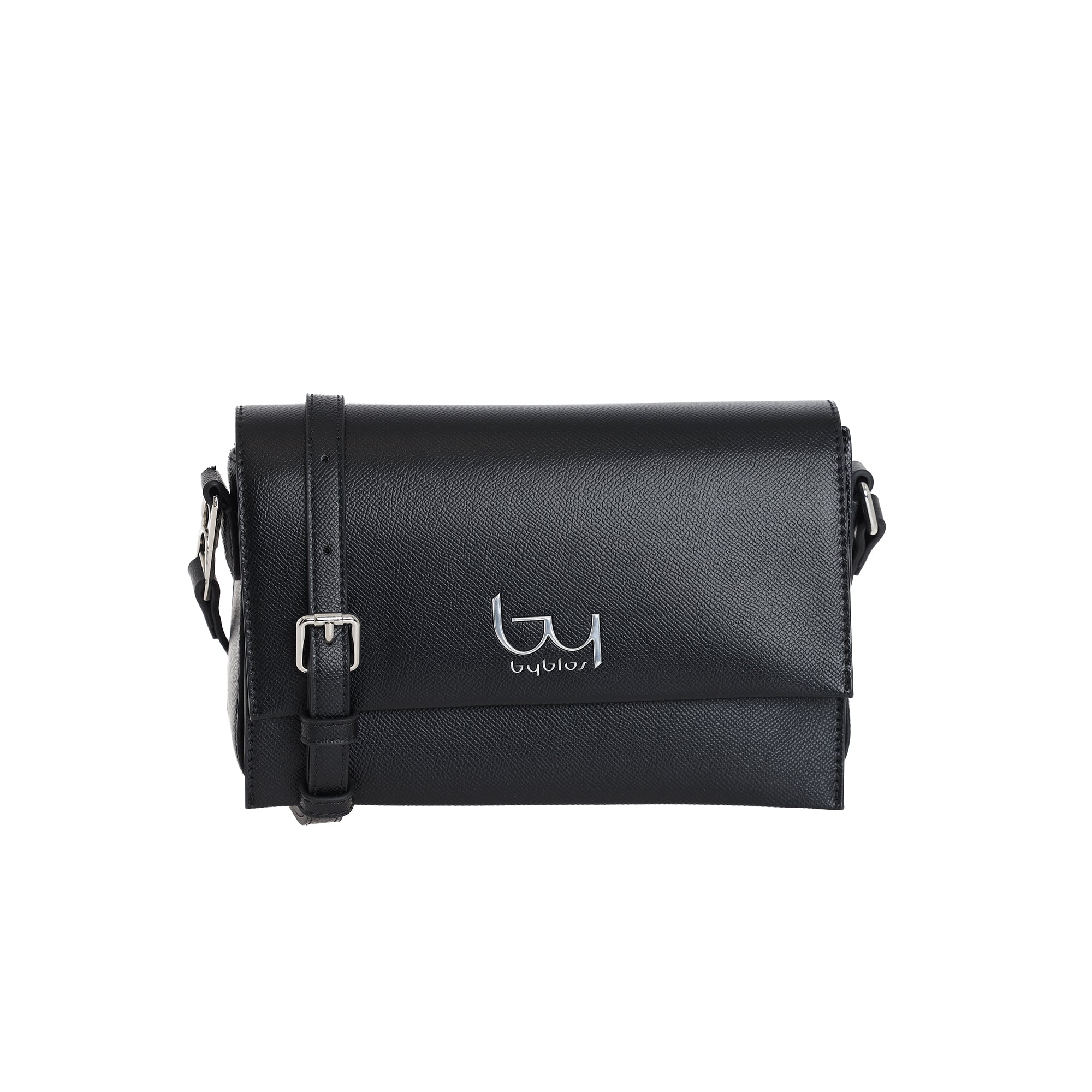 Borsa a Tracolla Donna By Byblos con Patta e Logo Metallico