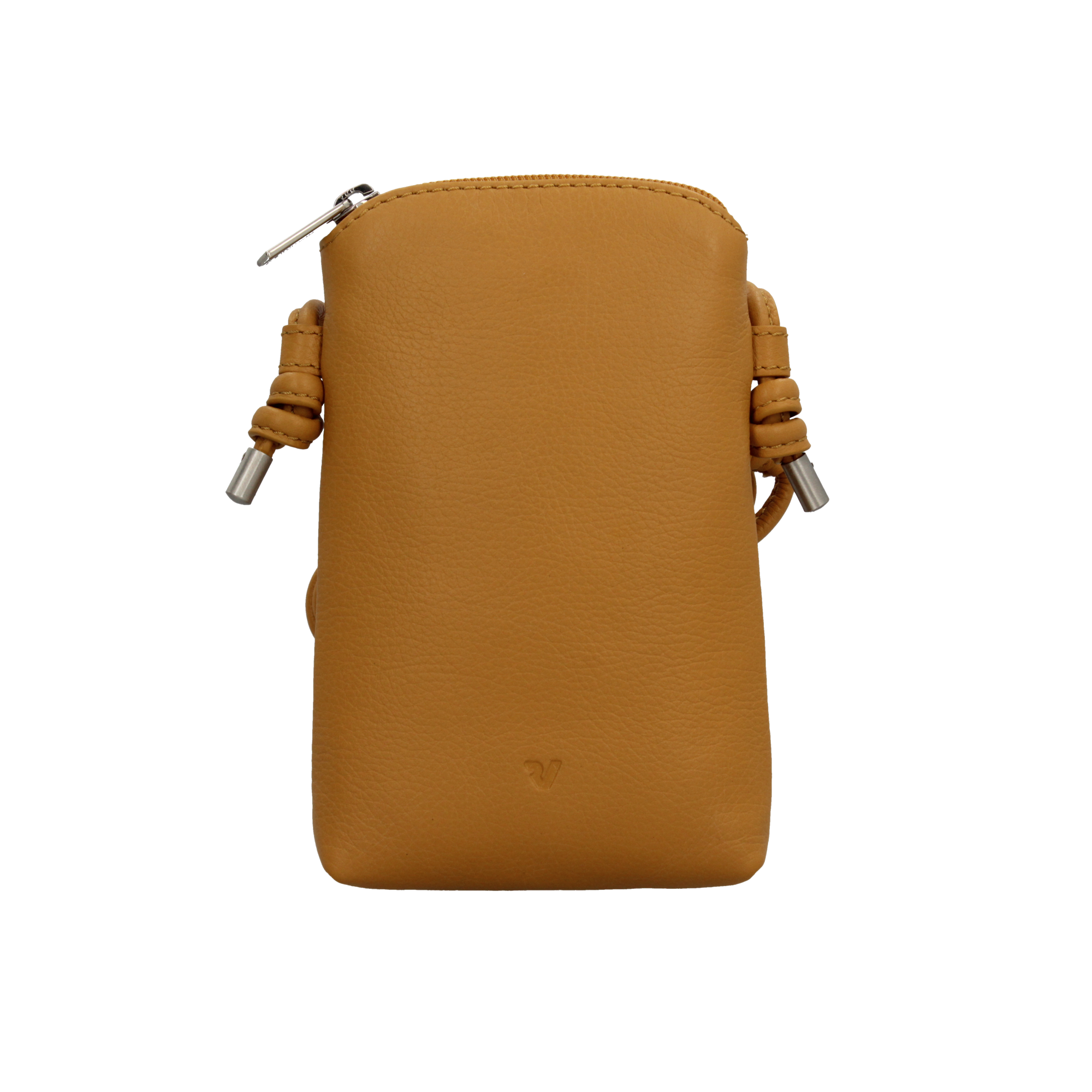 Tracolla Roncato compatta porta smartphone in pelle con laccio regolabile Arancione TU | Giò Fashion