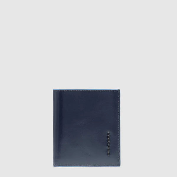 Portafoglio Piquadro uomo in pelle con portacarte e scomparti interni BLU TU | Giò Fashion