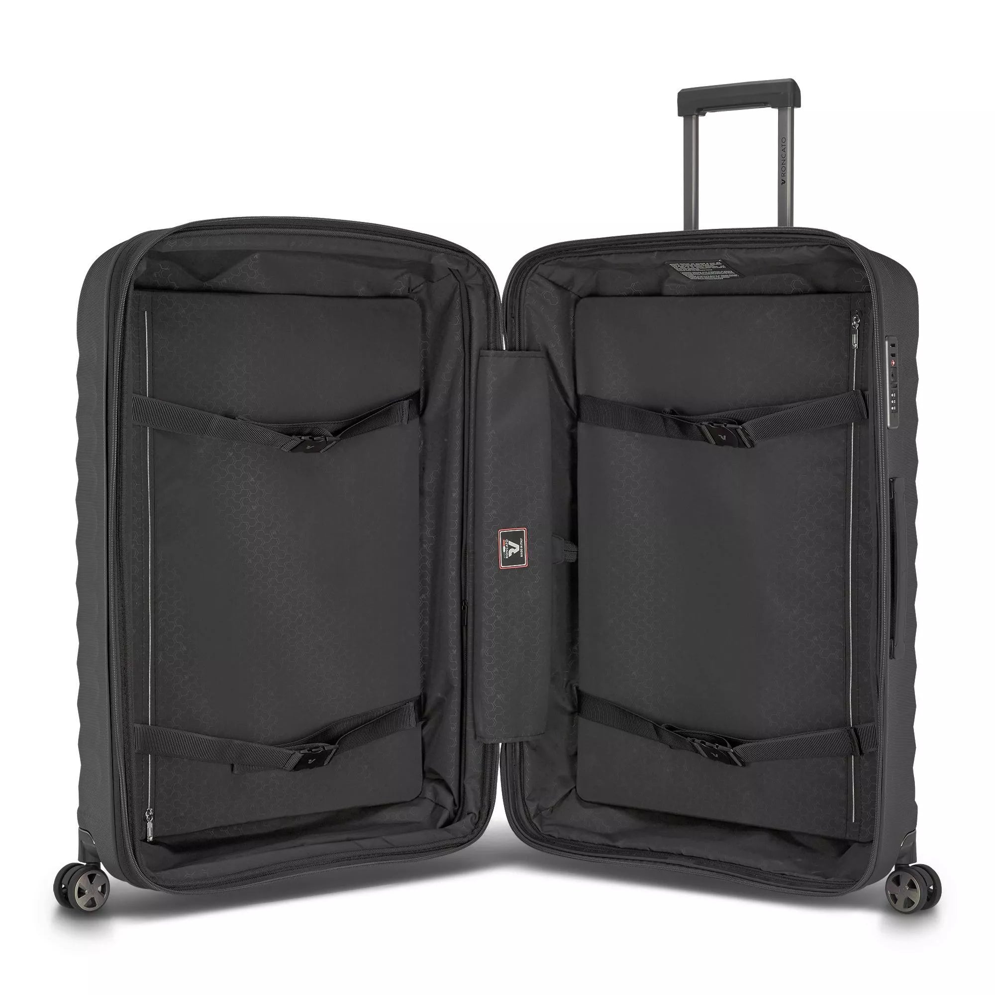 Roncato trolley rigido quattro ruote con struttura resistente NERO TU | Giò Fashion