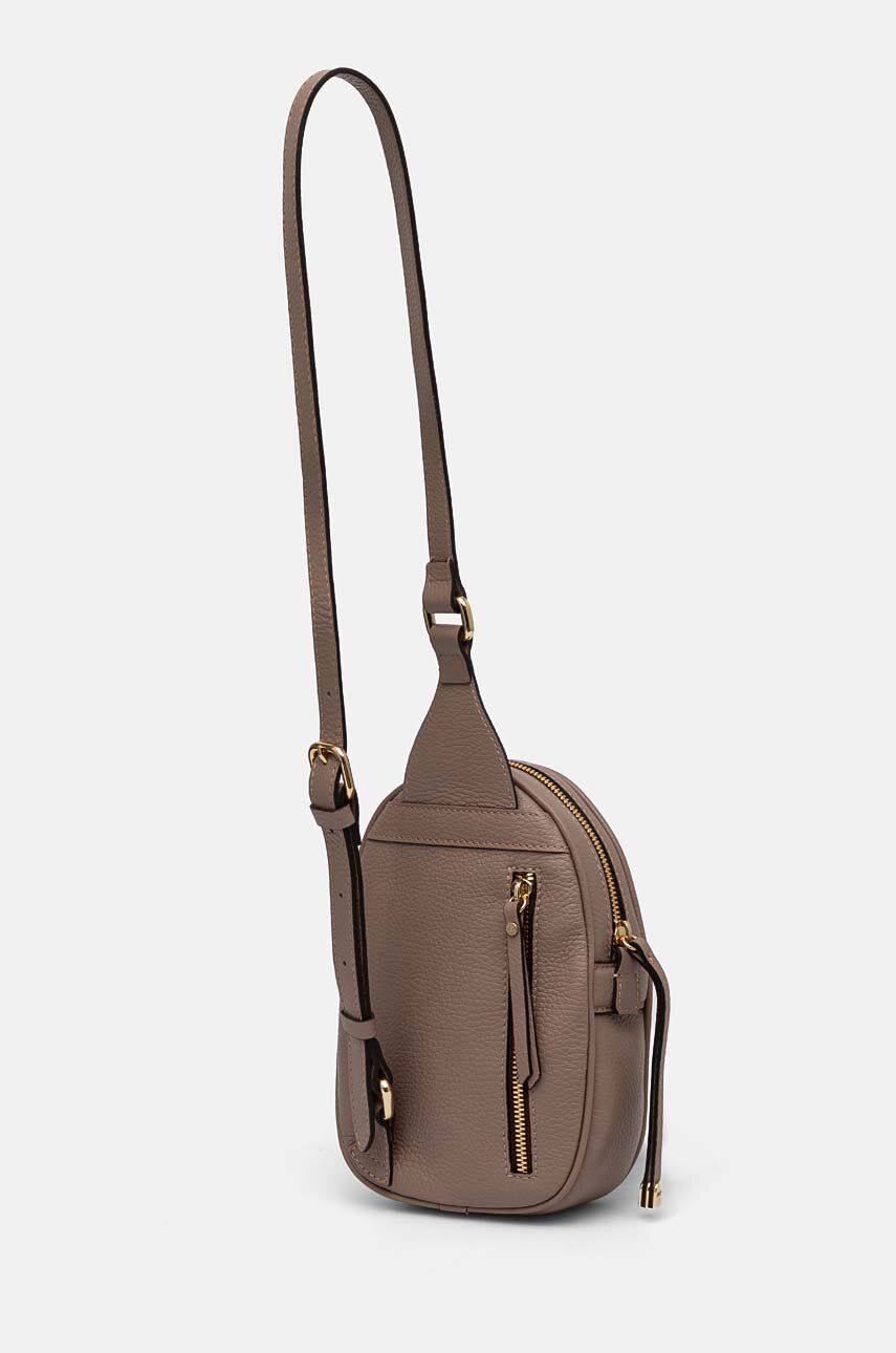 Marsupio Gianni Chiarini in pelle martellata con tracolla regolabile Marrone TU | Giò Fashion