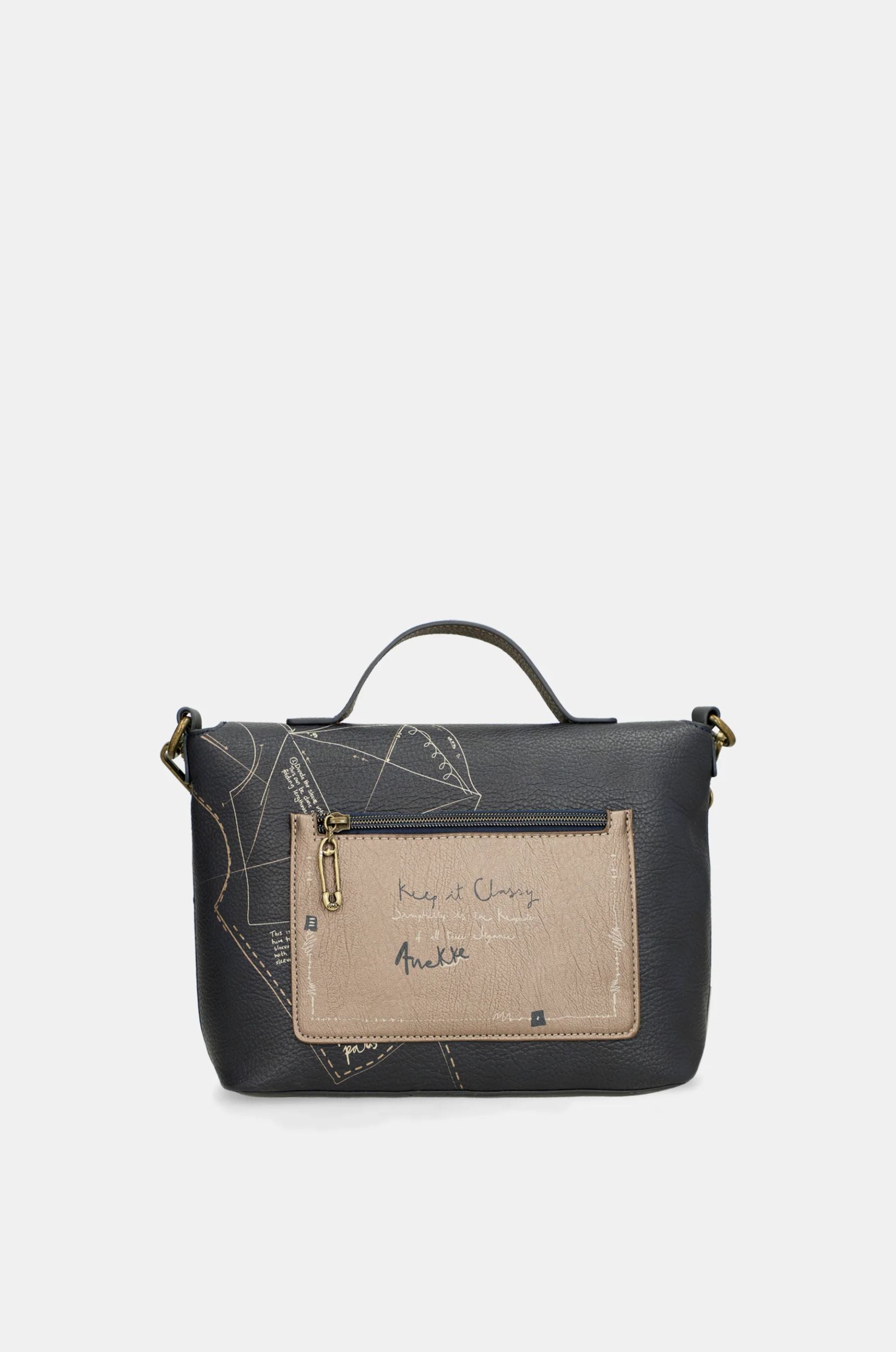 Borsa a mano Anekke Contemporary con patta e tracolla removibile BLU TU | Giò Fashion