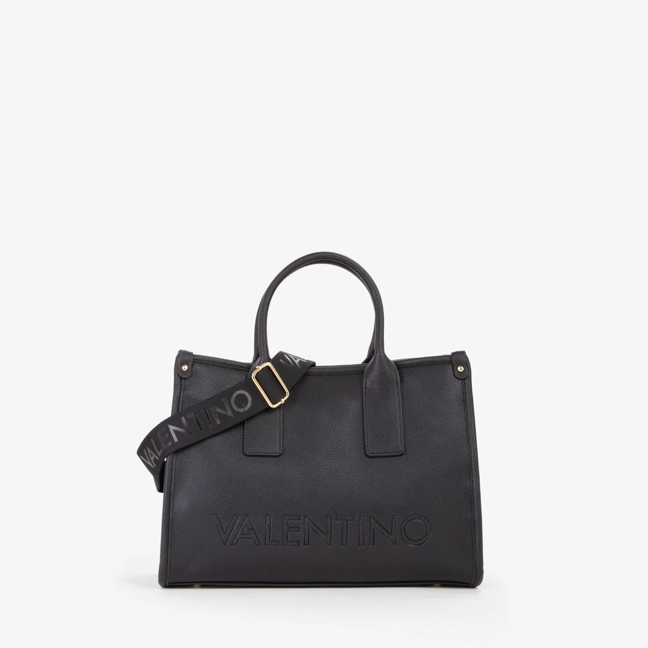 Valentino borsa a mano donna con tracolla logata Nero TU | Giò Fashion