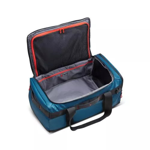 Borsone viaggio capiente con tracolla e tasche multifunzione DENIM TU | Giò Fashion