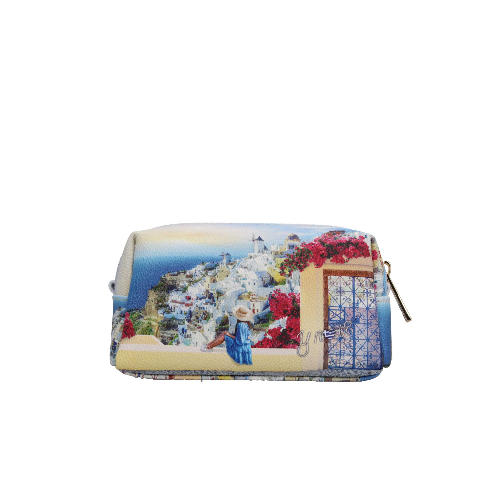 Beauty case YNot con stampa artistica e chiusura zip