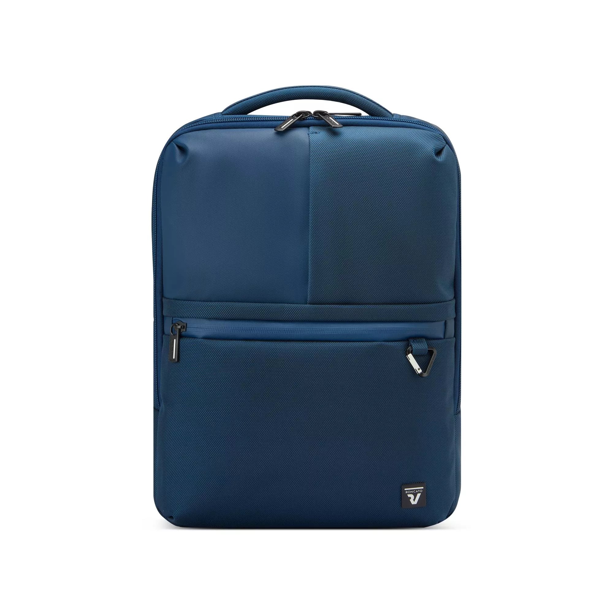 Zaino Roncato funzionale e compatto ideale per lavoro e spostamenti quotidiani BLU NOTTE TU | Giò Fashion