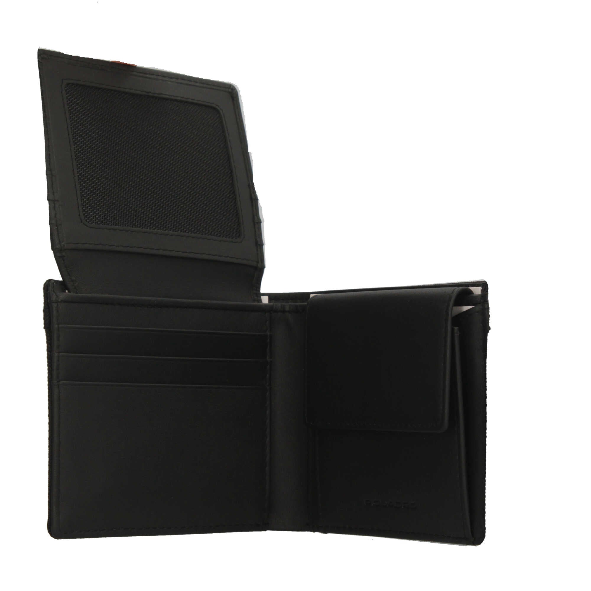 Portafoglio Piquadro in pelle con design moderno e scomparti multipli Nero TU | Giò Fashion