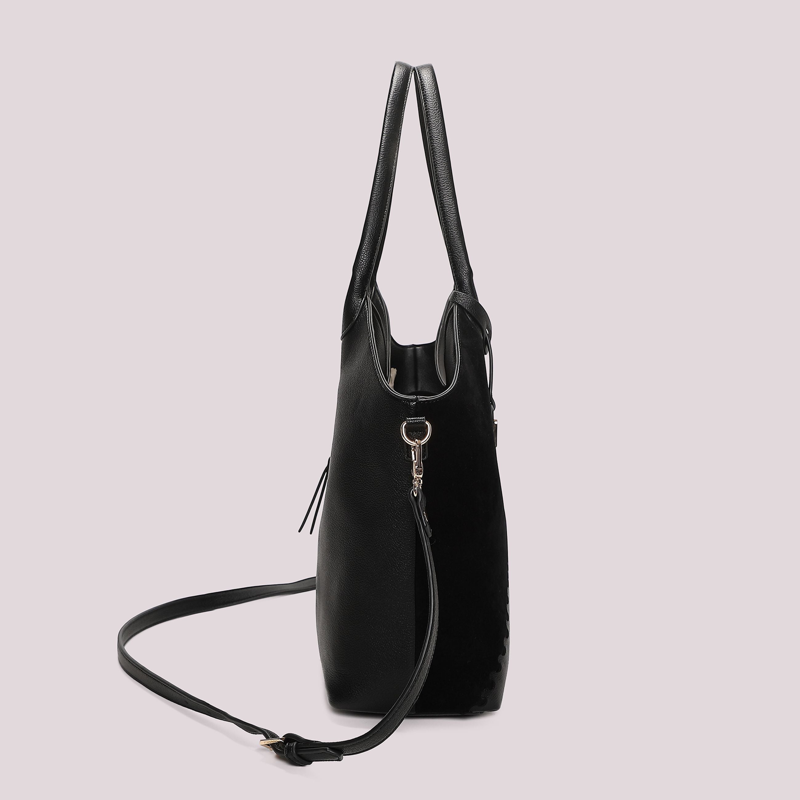 Borsa Shopping Donna Mimi Mua con Patch Diagonale