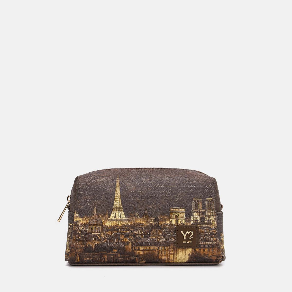 Ynot? Yes Bag Beauty Case Grande Donna in Ecopelle con Zip