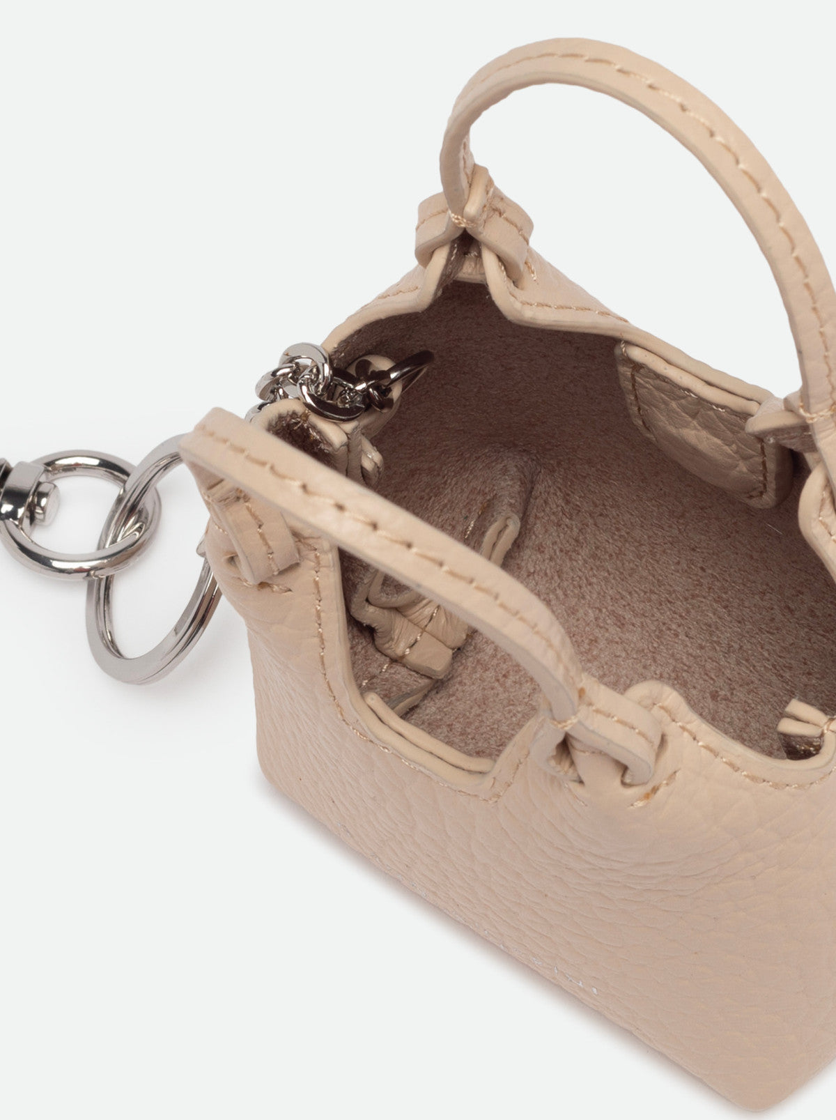 Charm Gianni Chiarini Dua in Vera Pelle Martellata – Accessorio per Borsa