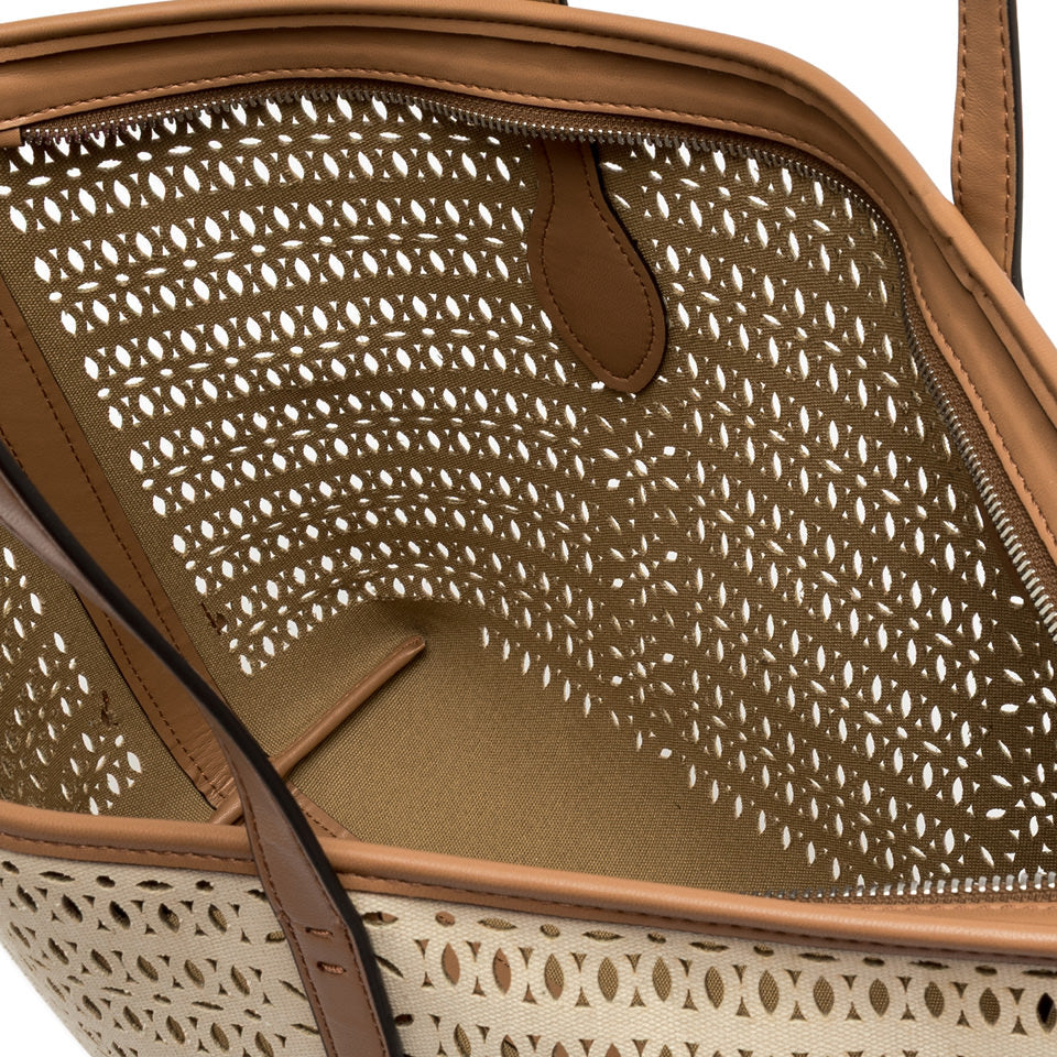 Pochette a Tracolla Gianni Chiarini Mashup in canvas crochet Beige TU | Giò Fashion