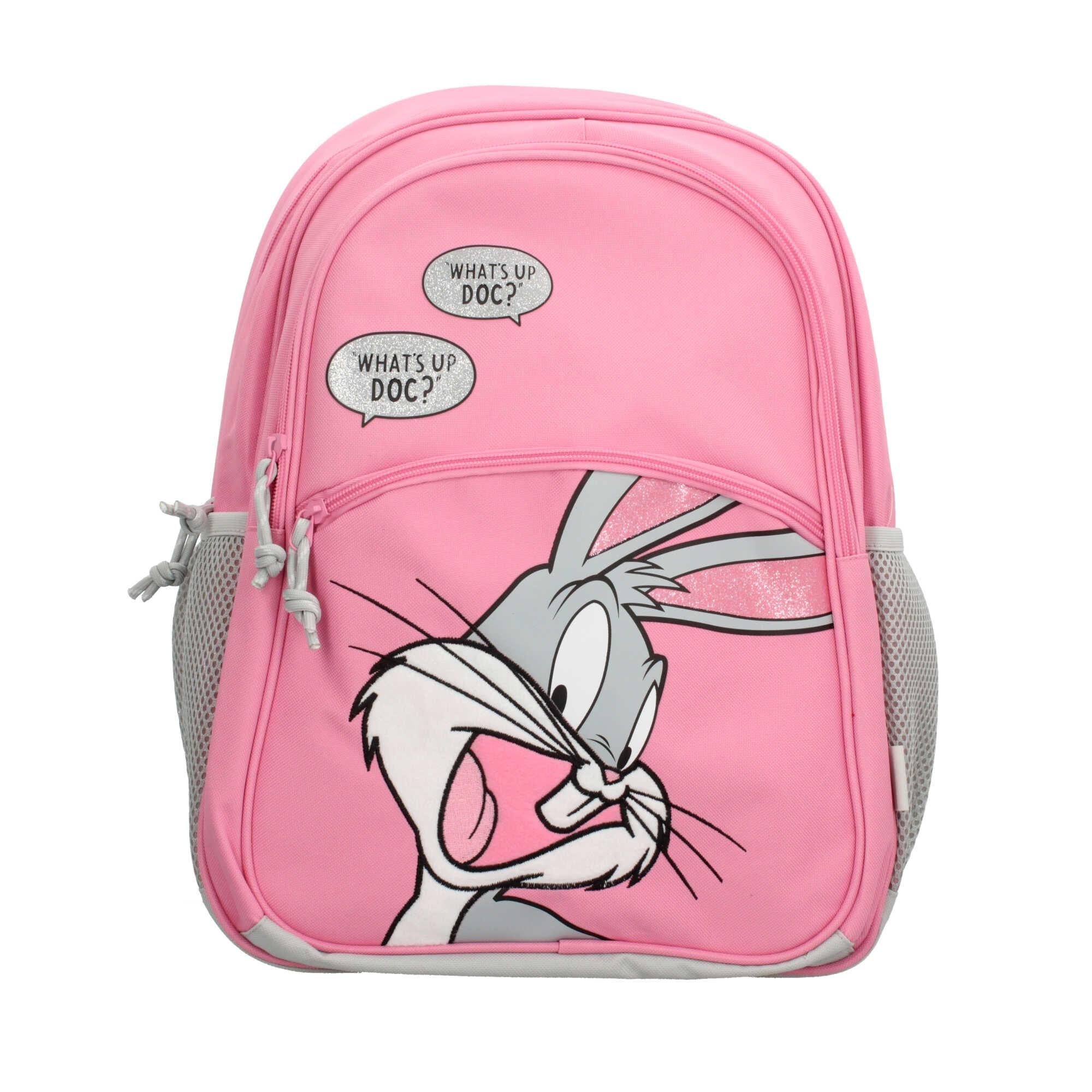 Zaino da viaggio Roncato con design Looney Tunes, pratico e spazioso ROSA TU | Giò Fashion